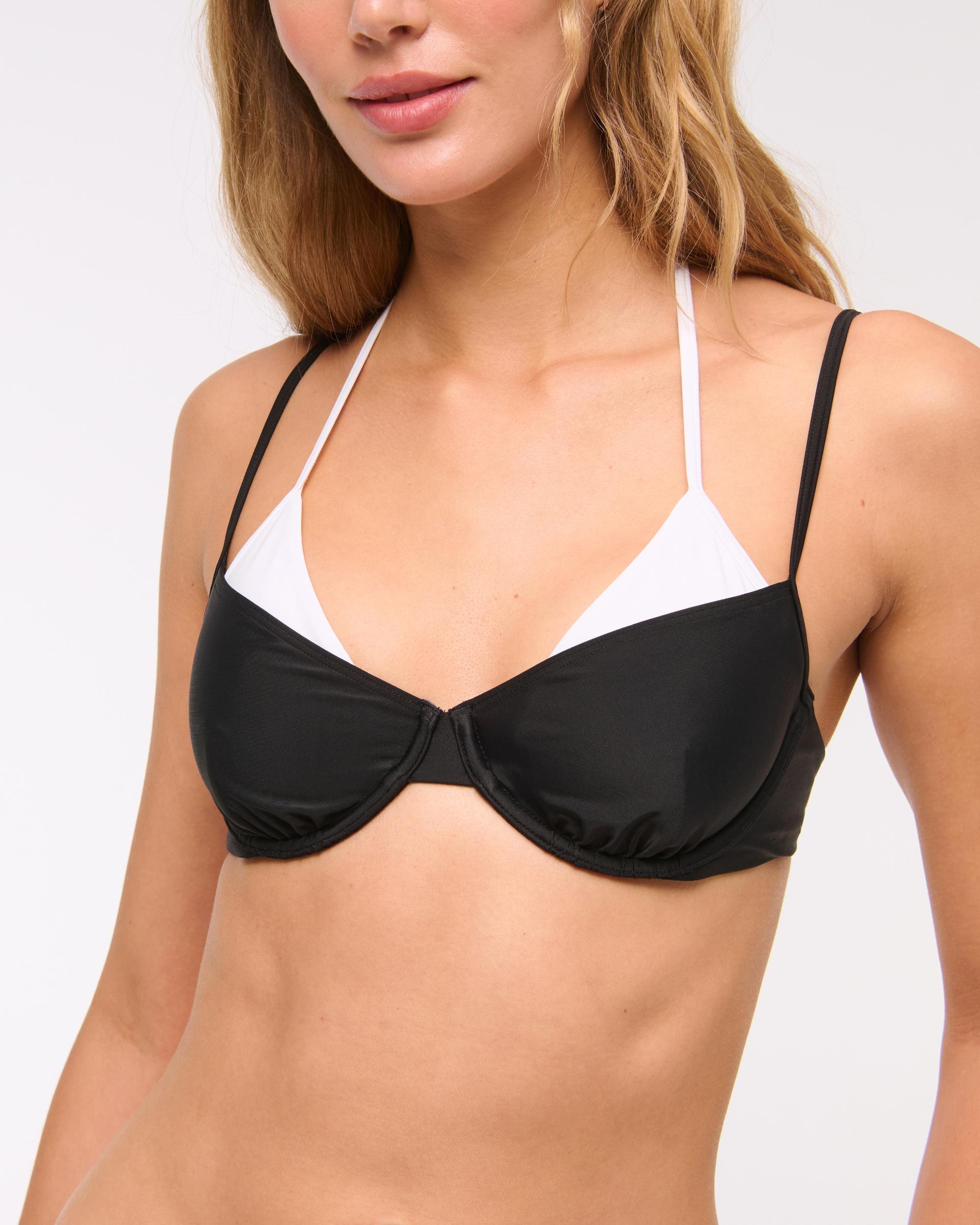 Layered Underwire Bikini Top Product Image