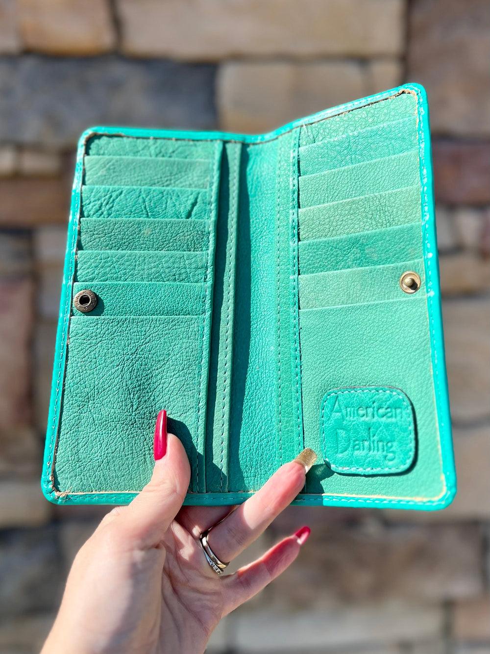 Silver/Turquoise Darling Wallet Product Image