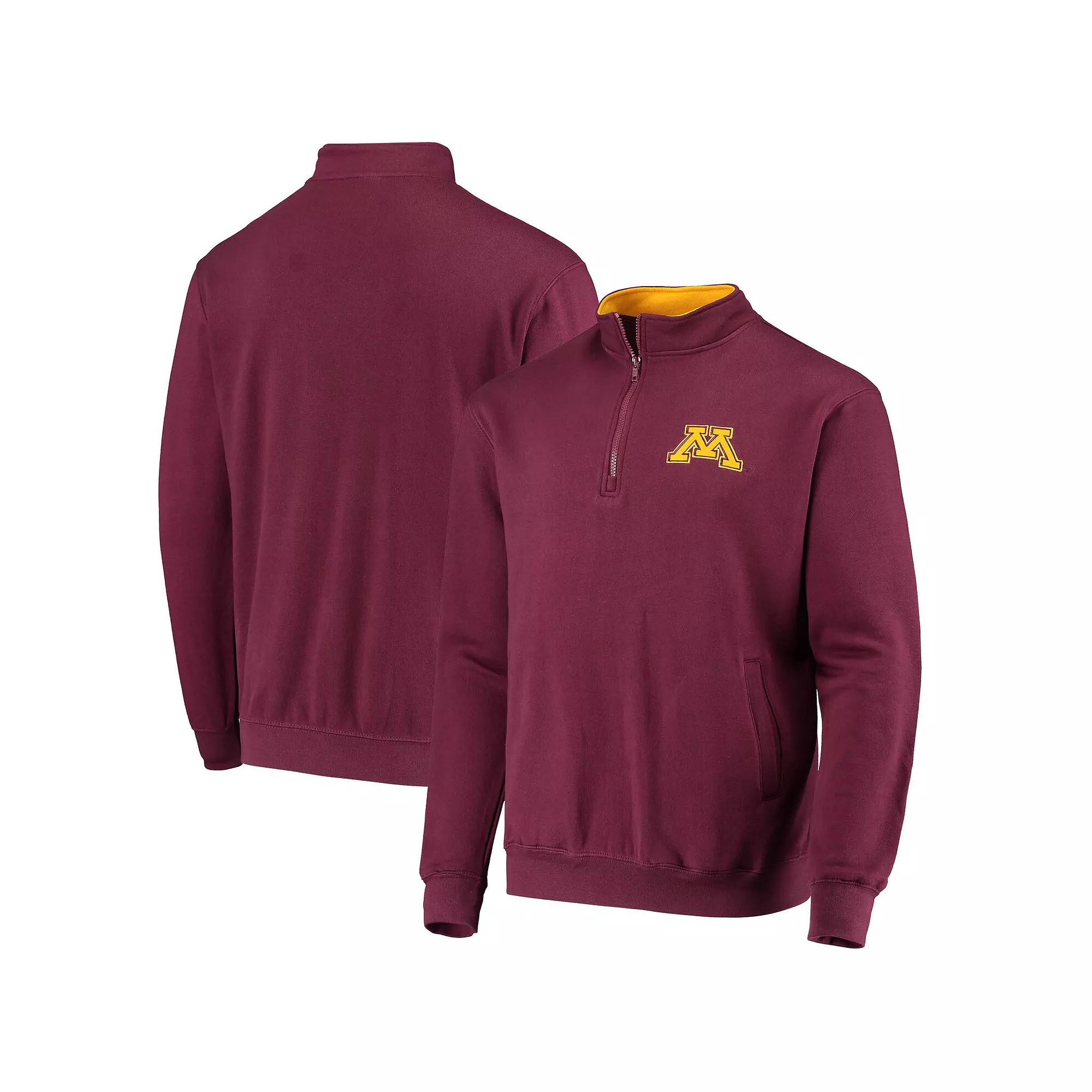 Men's Colosseum Maroon Minnesota Golden Gophers Tortugas Logo Quarter-Zip Jacket, Size: Small, Red Product Image