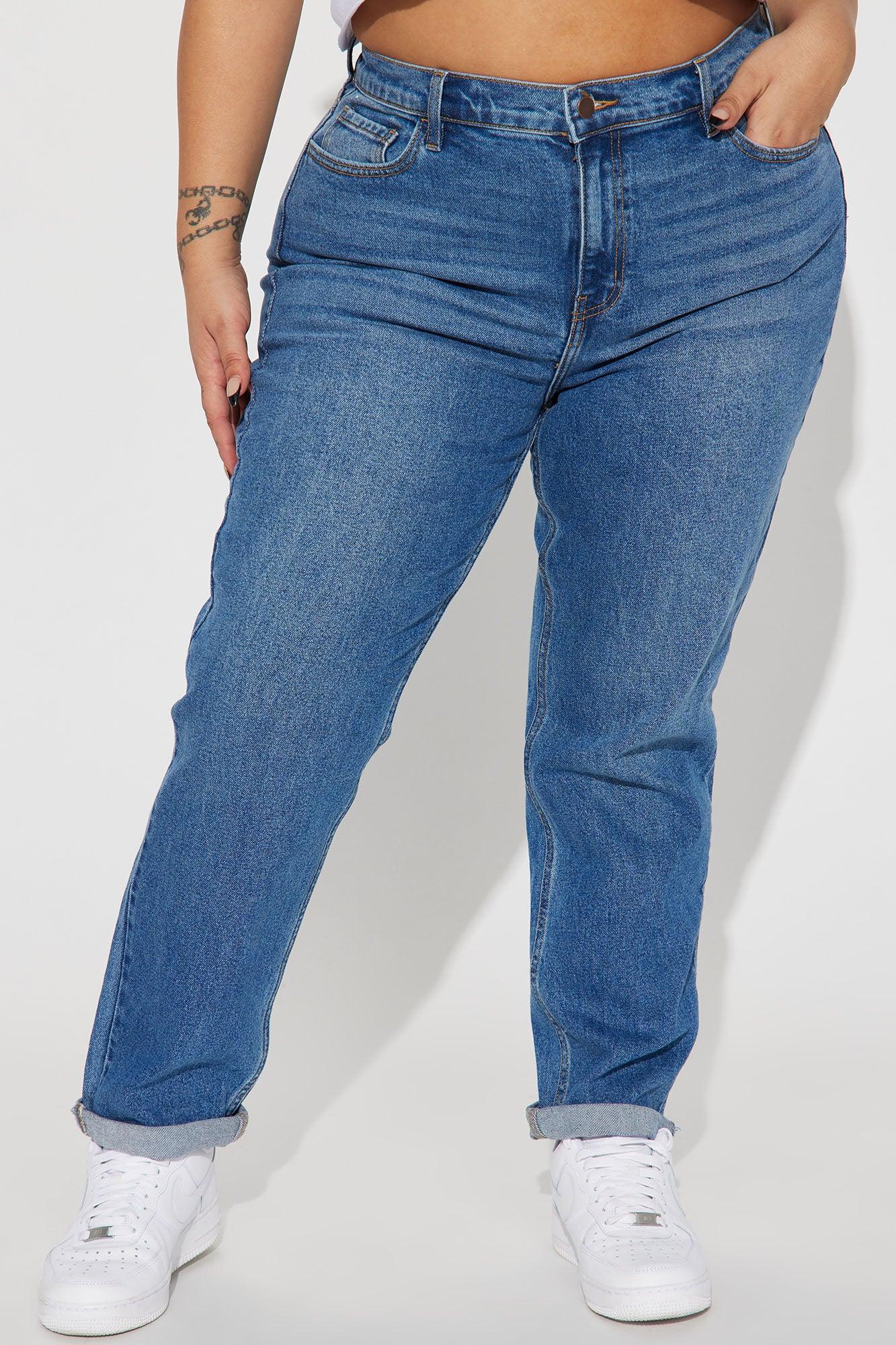 I Got It From My Mama Jeans - Medium Wash Product Image