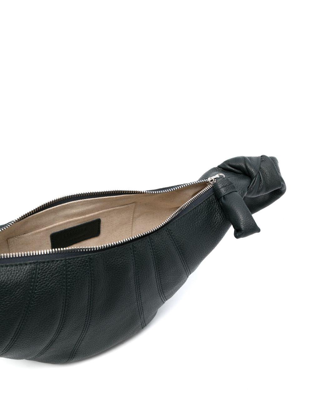 Croissant leather shoulder bag Product Image