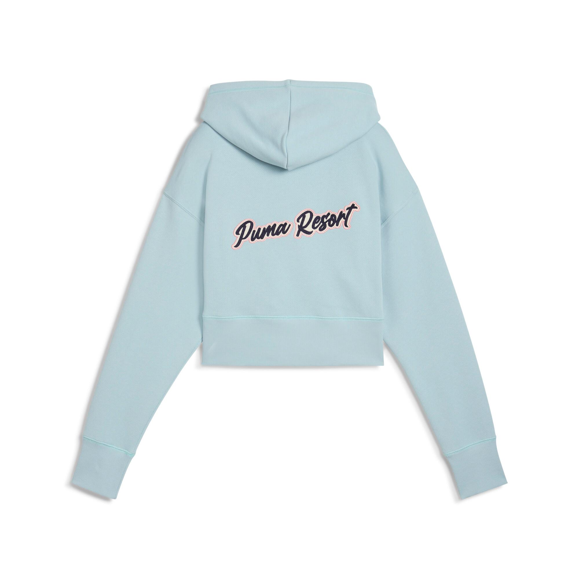 PUMA Premium Essentials Women's Relaxed Graphic Hoodie Product Image