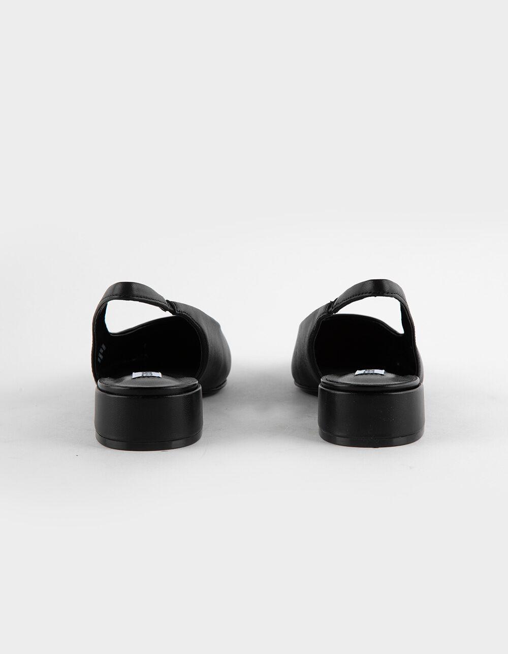 STEVE MADDEN Christann Slingback Block Heel Womens Shoes - BLACK Product Image