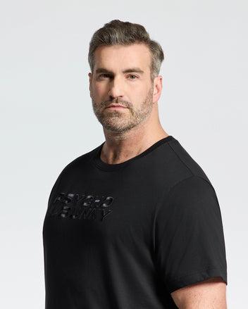 MENS BIG AND TALL BERNI EMBROIDERED WORDMARK GRAPHIC TEE - B9U417F200 Male Product Image