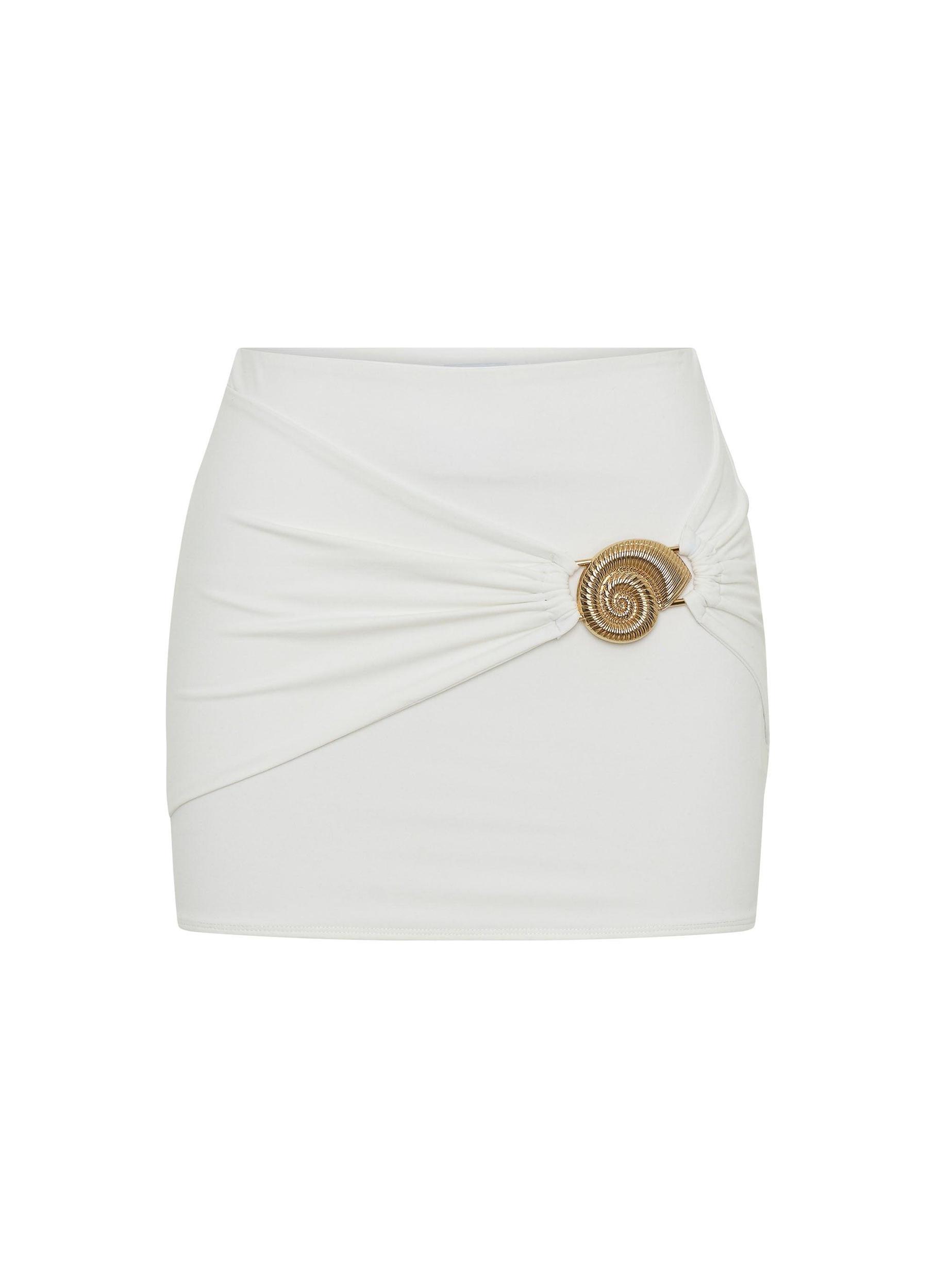 Shoreline Mini Skirt - White Product Image