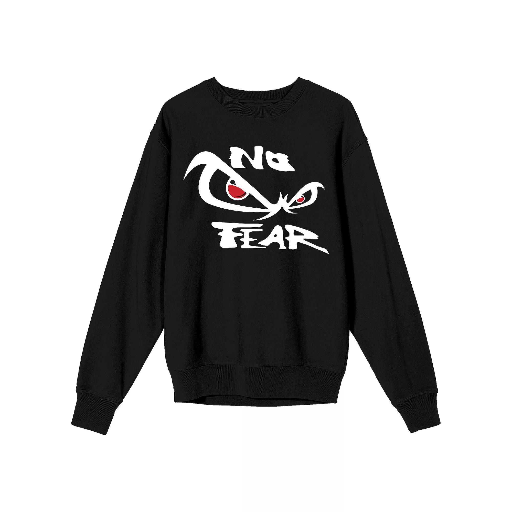 Men's No Fear Black Classic Long Sleeve Graphic Tee, Size: Small Product Image
