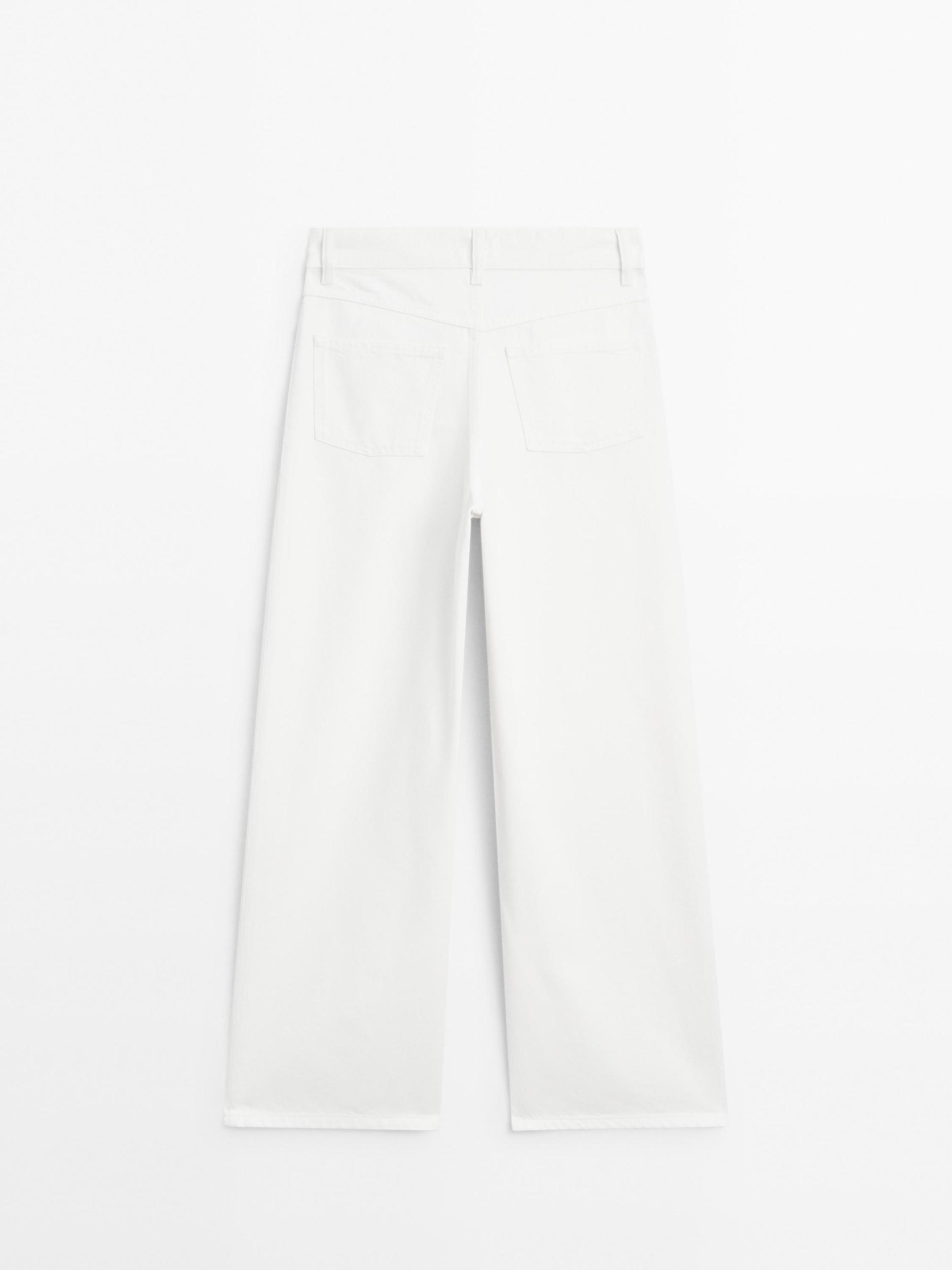 High-waist barrel fit jeans Product Image