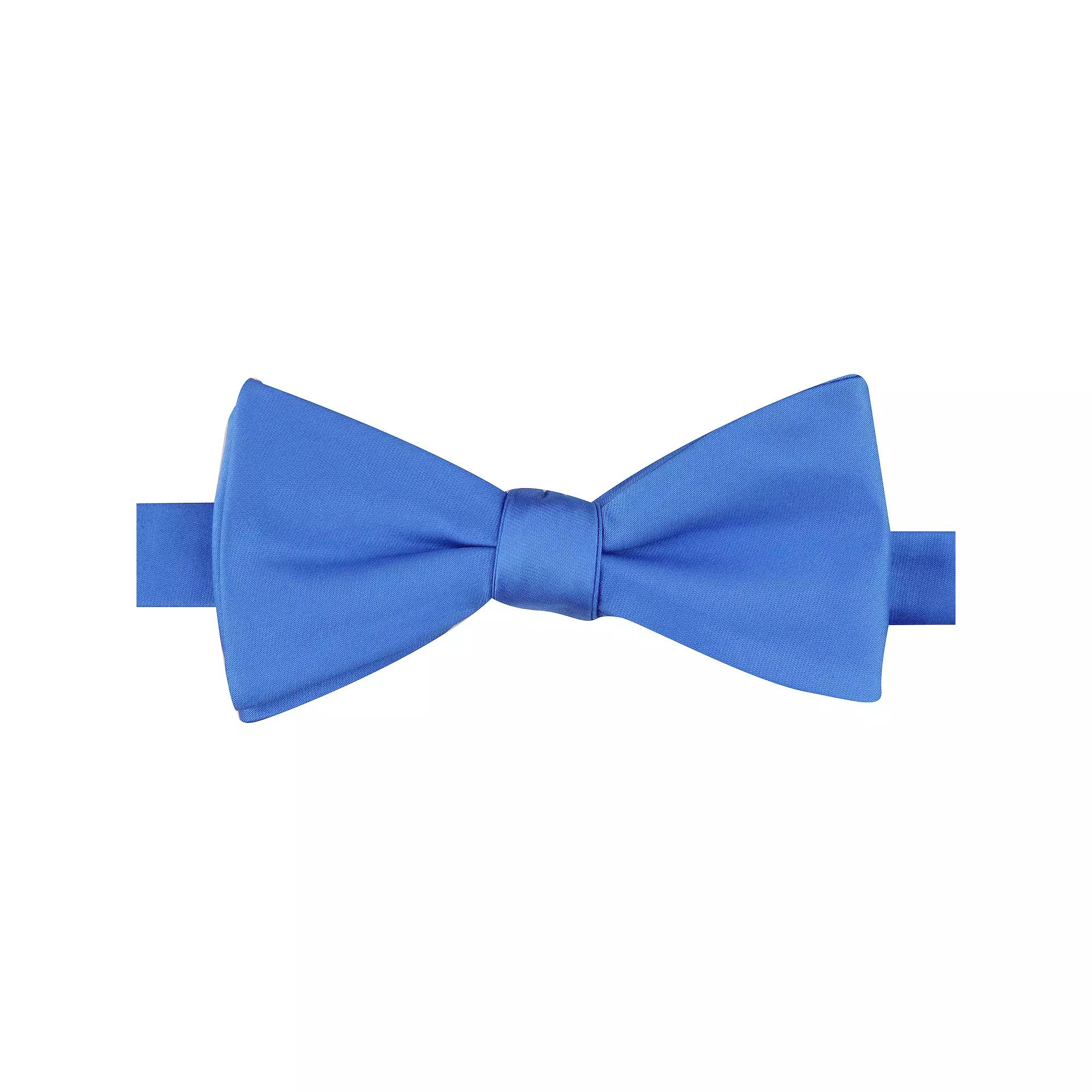 Men's Bespoke Pre-Tied Sateen Bow Tie, Red Sateen Product Image