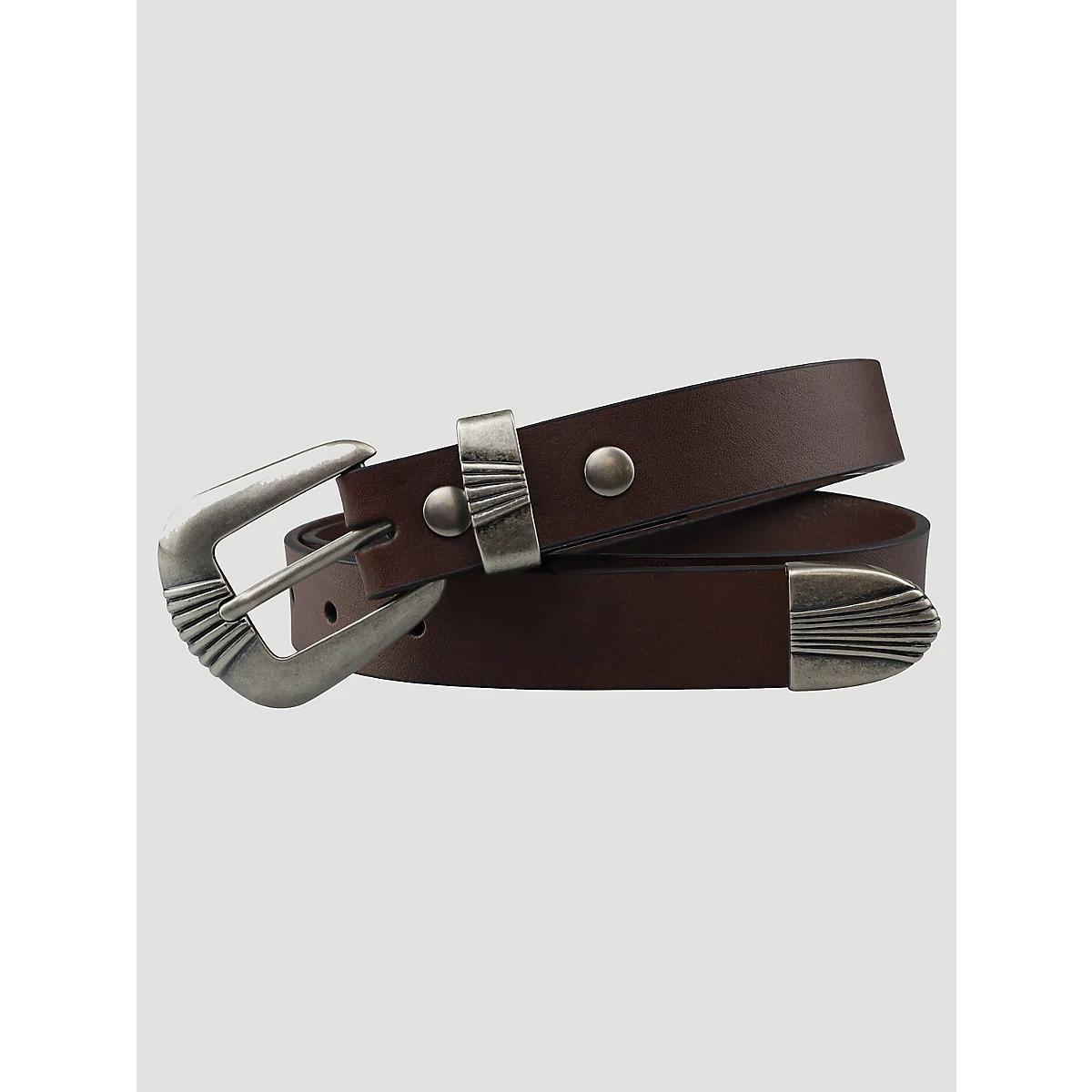Women's Wrangler® Scallop 3 Piece Buckle Belt Product Image