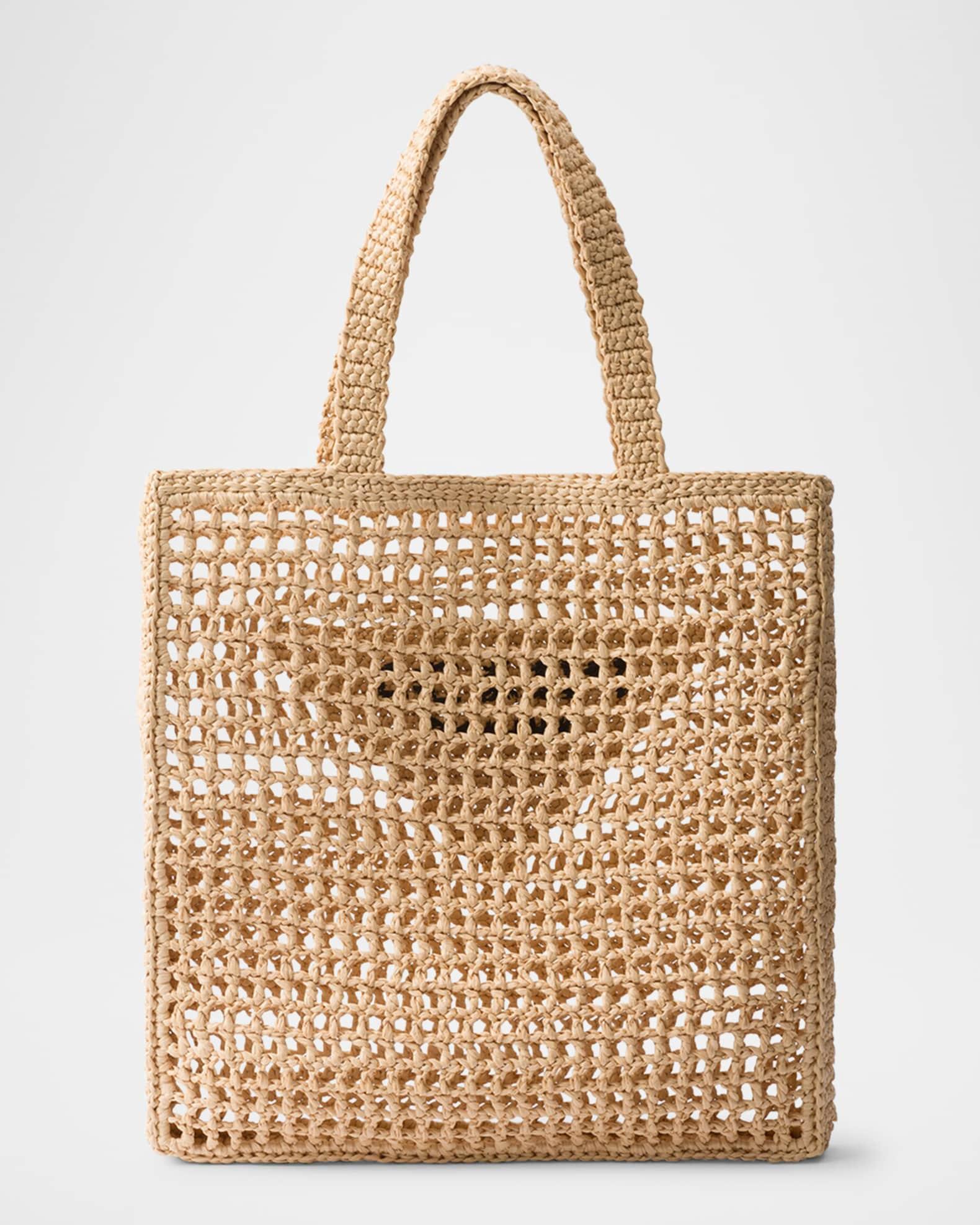 Logo Crochet Tote Bag Product Image