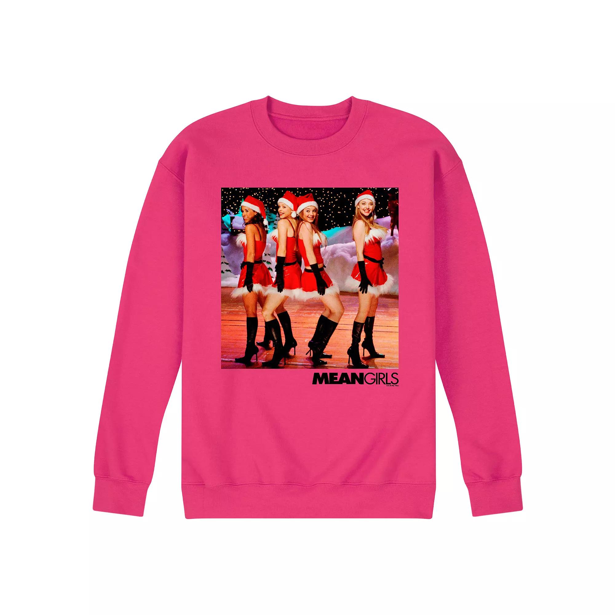 Men's Mean Girls Santa Fleece Sweatshirt,  Product Image