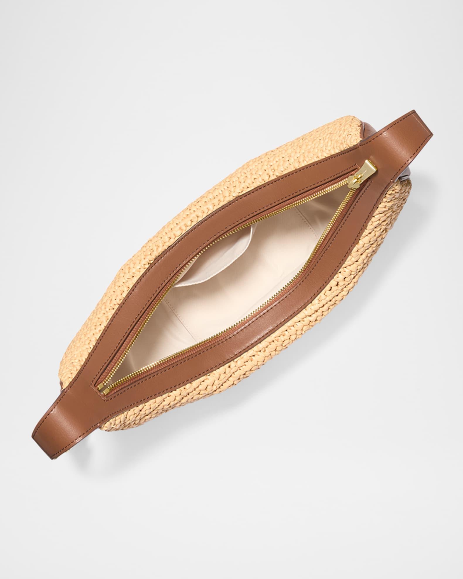 Avra Medium Raffia-Textured Crossbody Bag Product Image