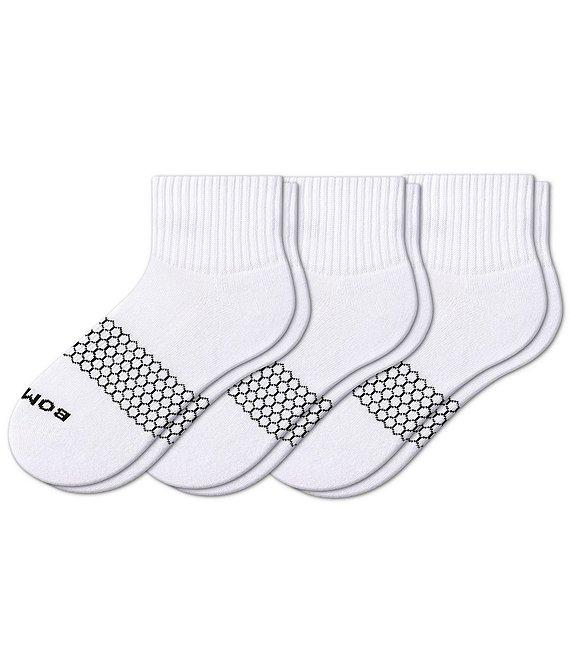 Bombas Solid Quarter Cushioned Footbed 3-Pack Socks Product Image
