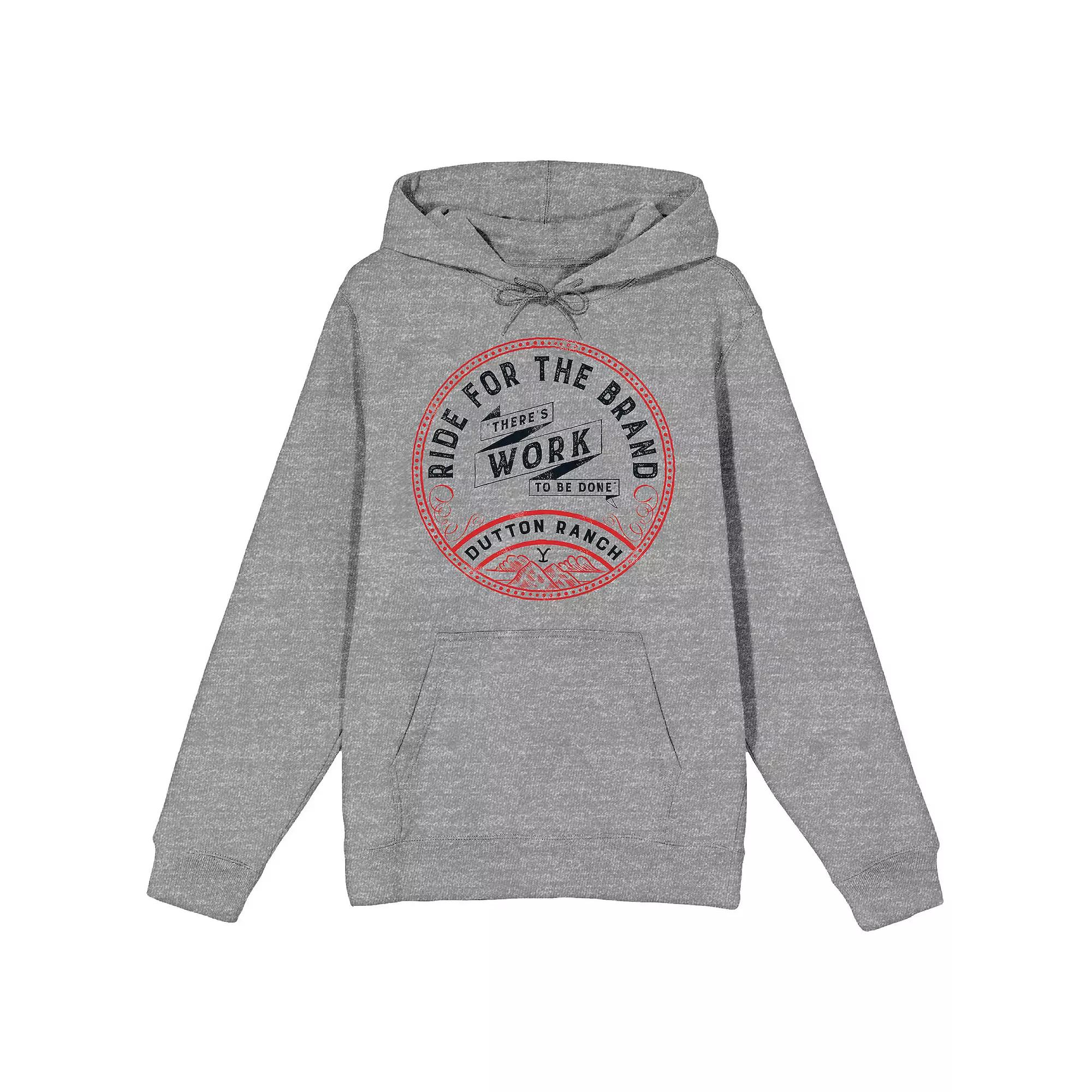 Men's Yellowstone Dutton Ranch Graphic Hoodie,  Product Image