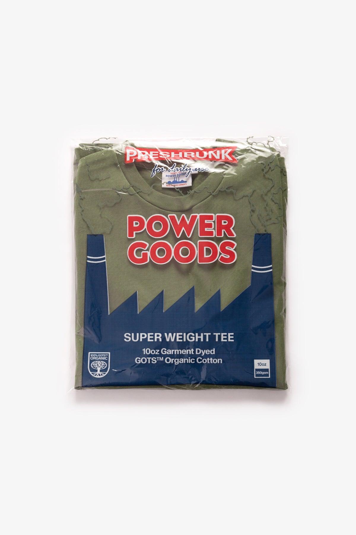 Power Goods - Super Weight T-Shirt - Olive Product Image