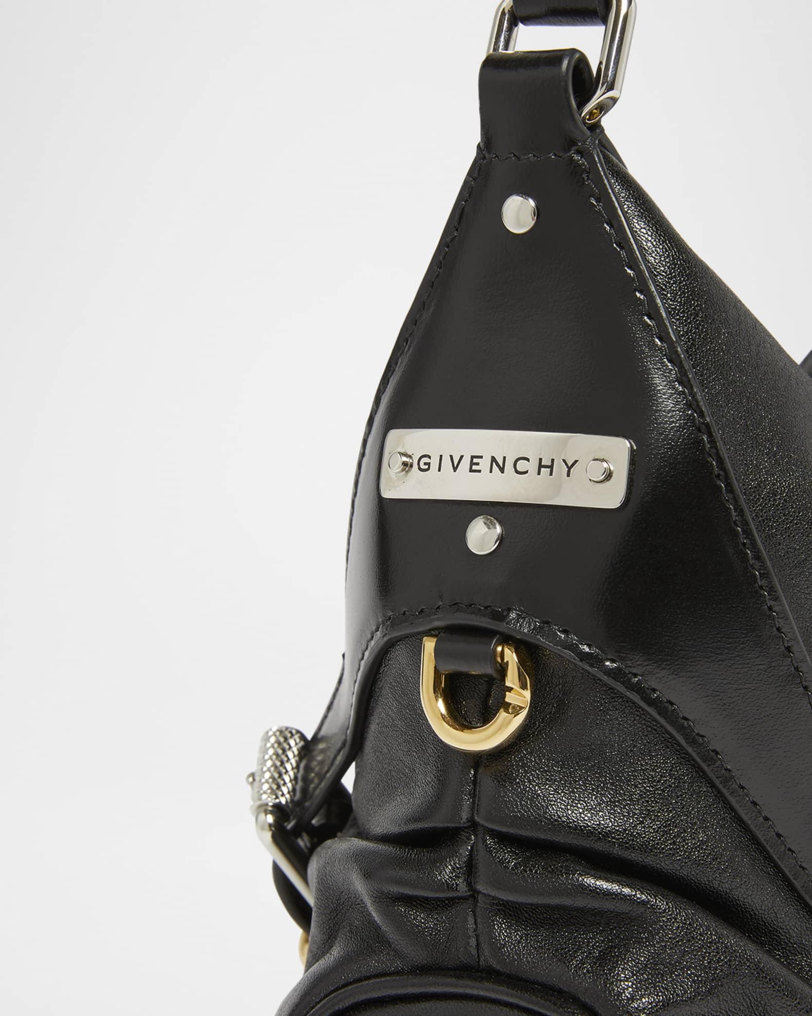 Voyou Harness Shoulder Bag in Shiny Leather  Product Image