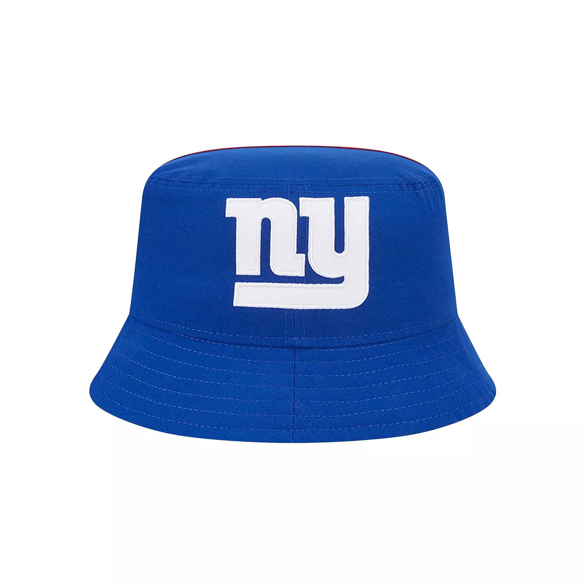 Men's New Era Royal New York Giants Helmet Bucket Hat,  Product Image