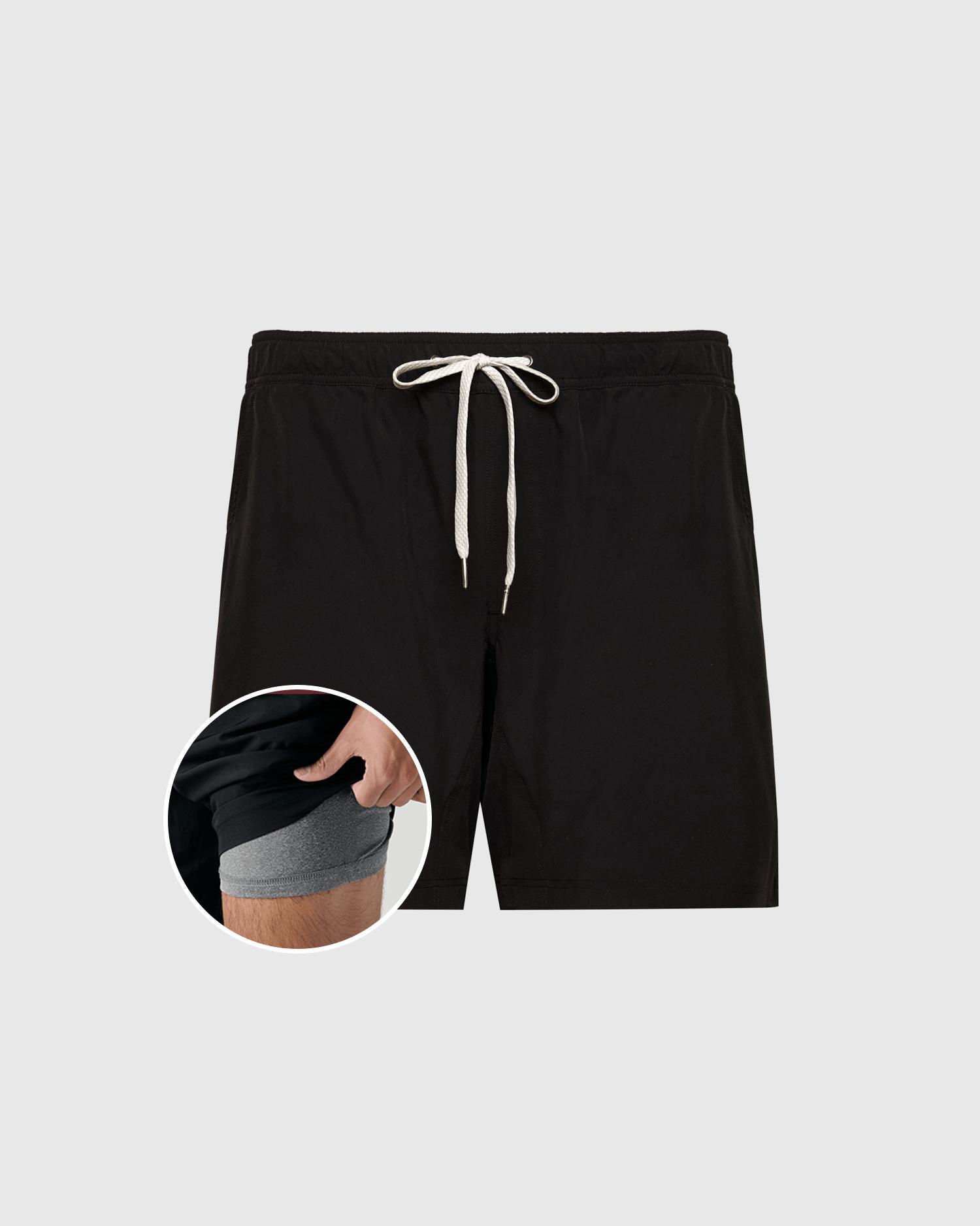 Dark Active Quick Dry Shorts with Liner 3-Pack Product Image