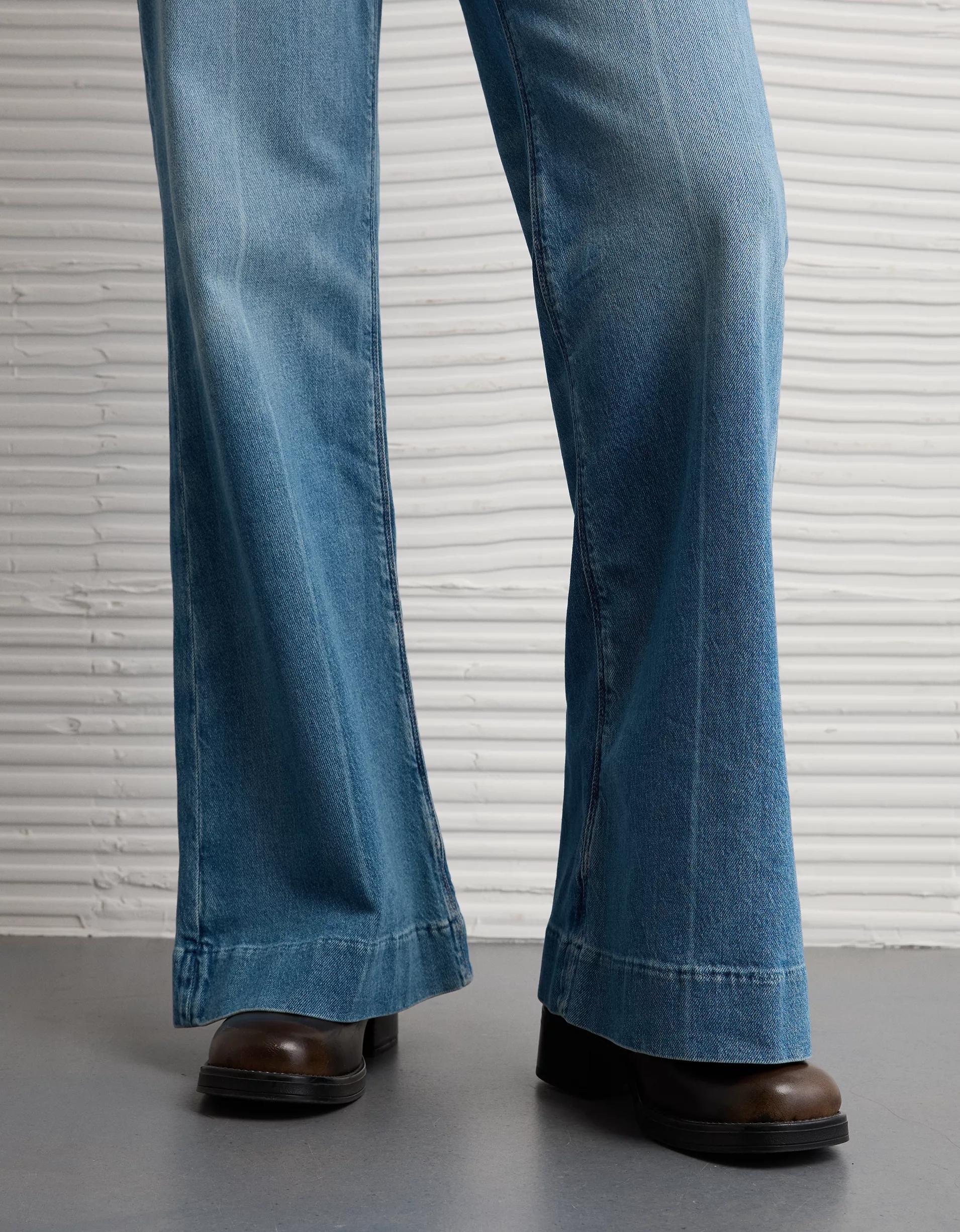 AE Stretch High-Waisted Flare Jean Product Image