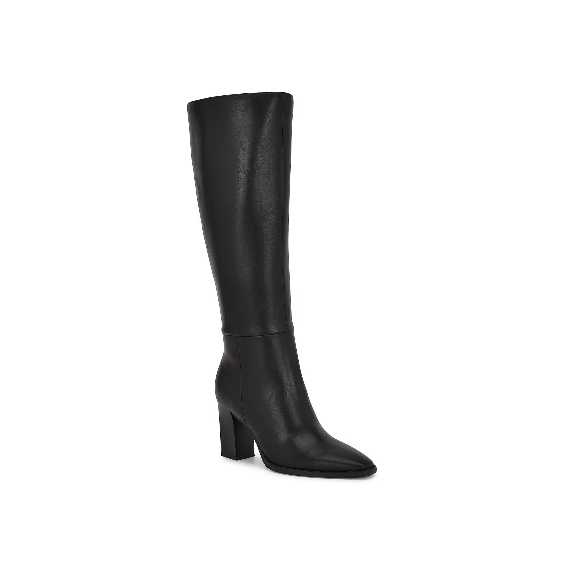 Nine West Zeran Women's Pointed Toe Block Heel Dress Boots,  Product Image