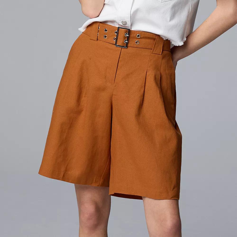 Womens Simply Vera Vera Wang Bermuda Shorts Product Image