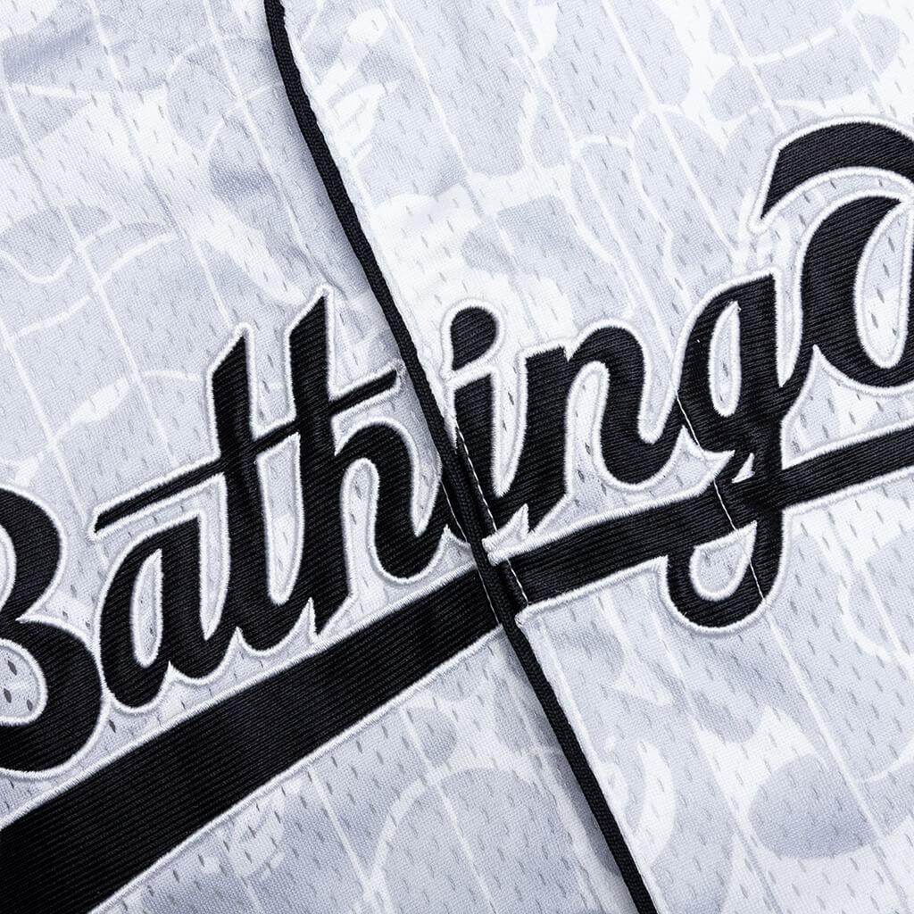 Camo Stripe Baseball Shirt - Gray Male Product Image