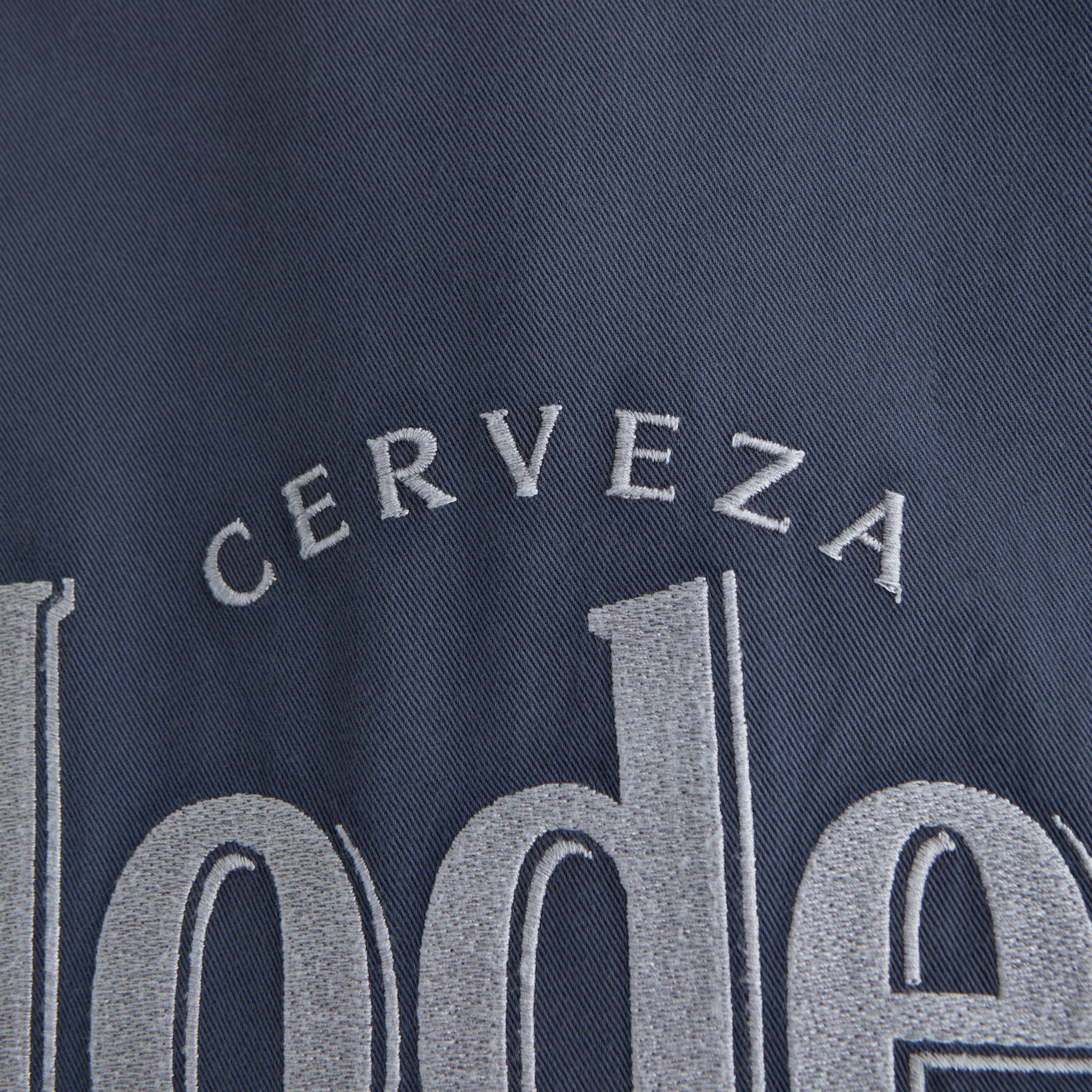 Short-Sleeve Cropped Modelo Workwear Button-Up Shirt Product Image