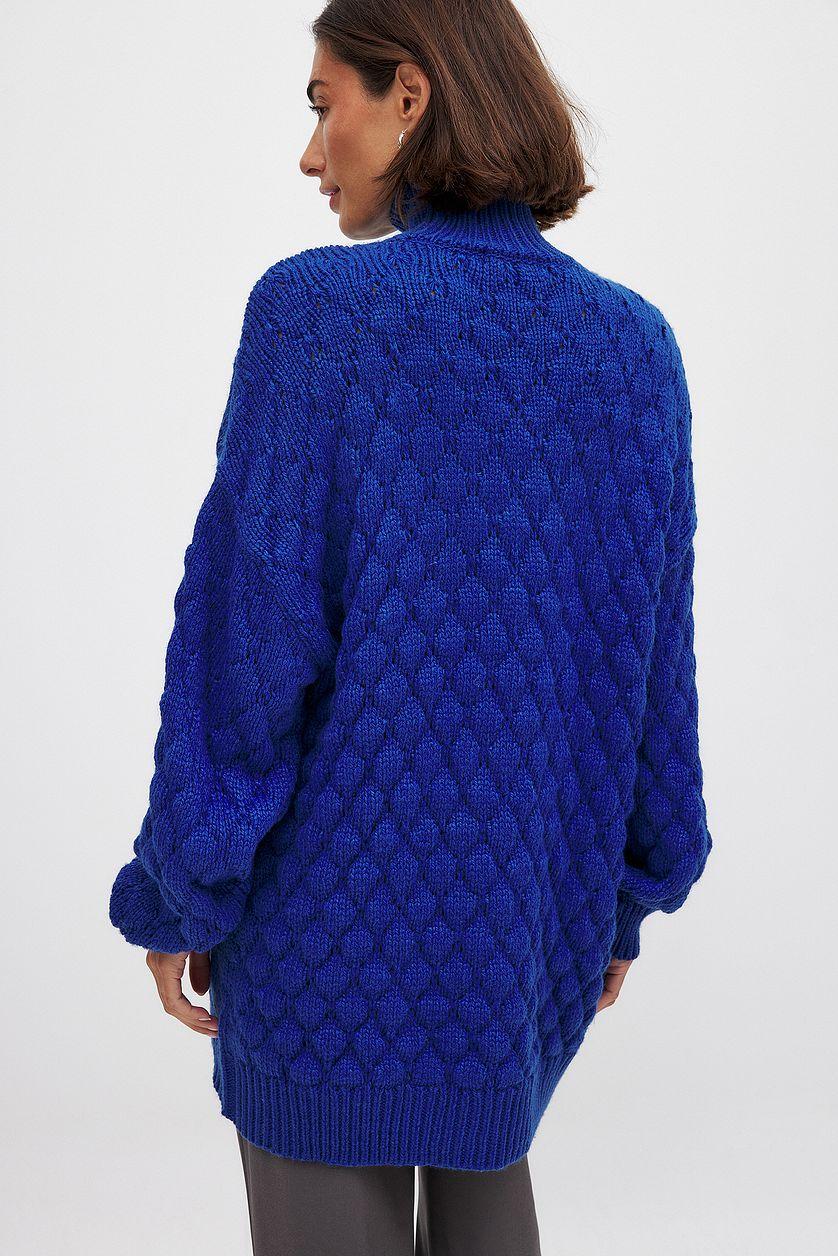 Polo Neck Knitted Sweater Product Image