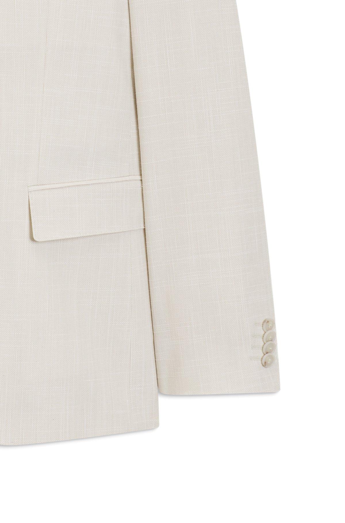 Two-piece slim-fit suit in stretch fabric Product Image