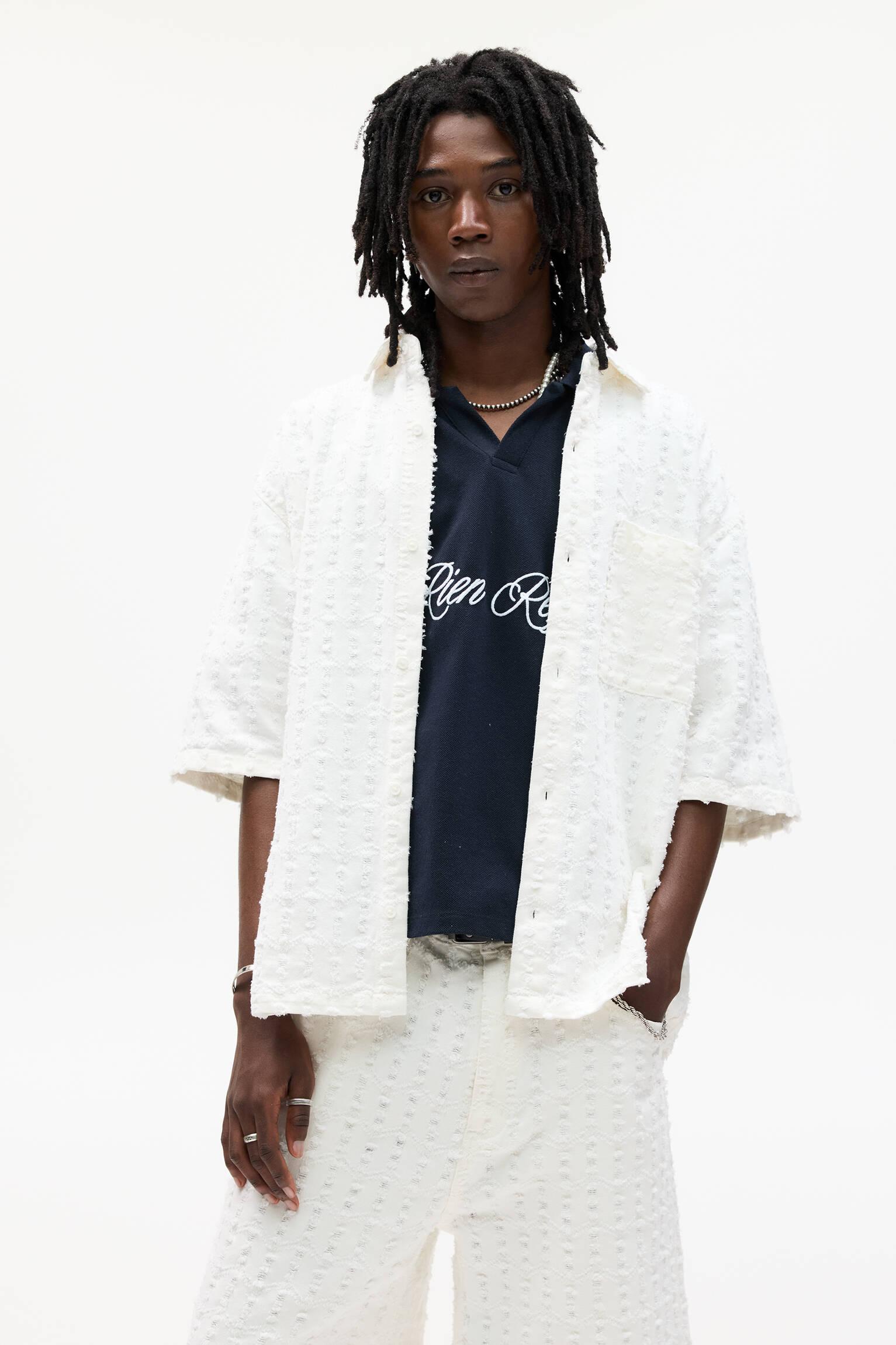 Textured short sleeve shirt Product Image