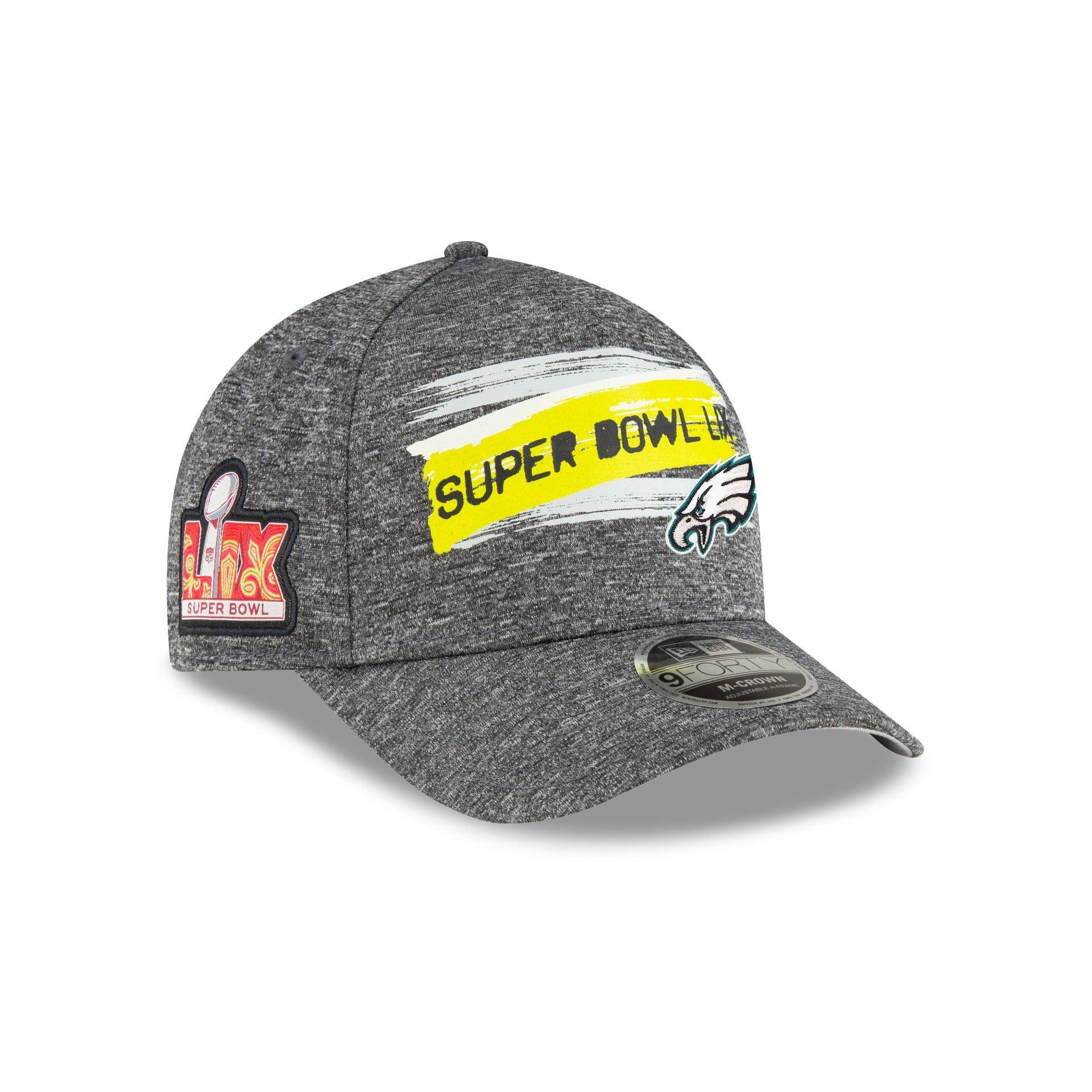 Philadelphia Eagles Super Bowl LIX Participation 9FORTY M-Crown A-Frame Snapback Hat Male Product Image