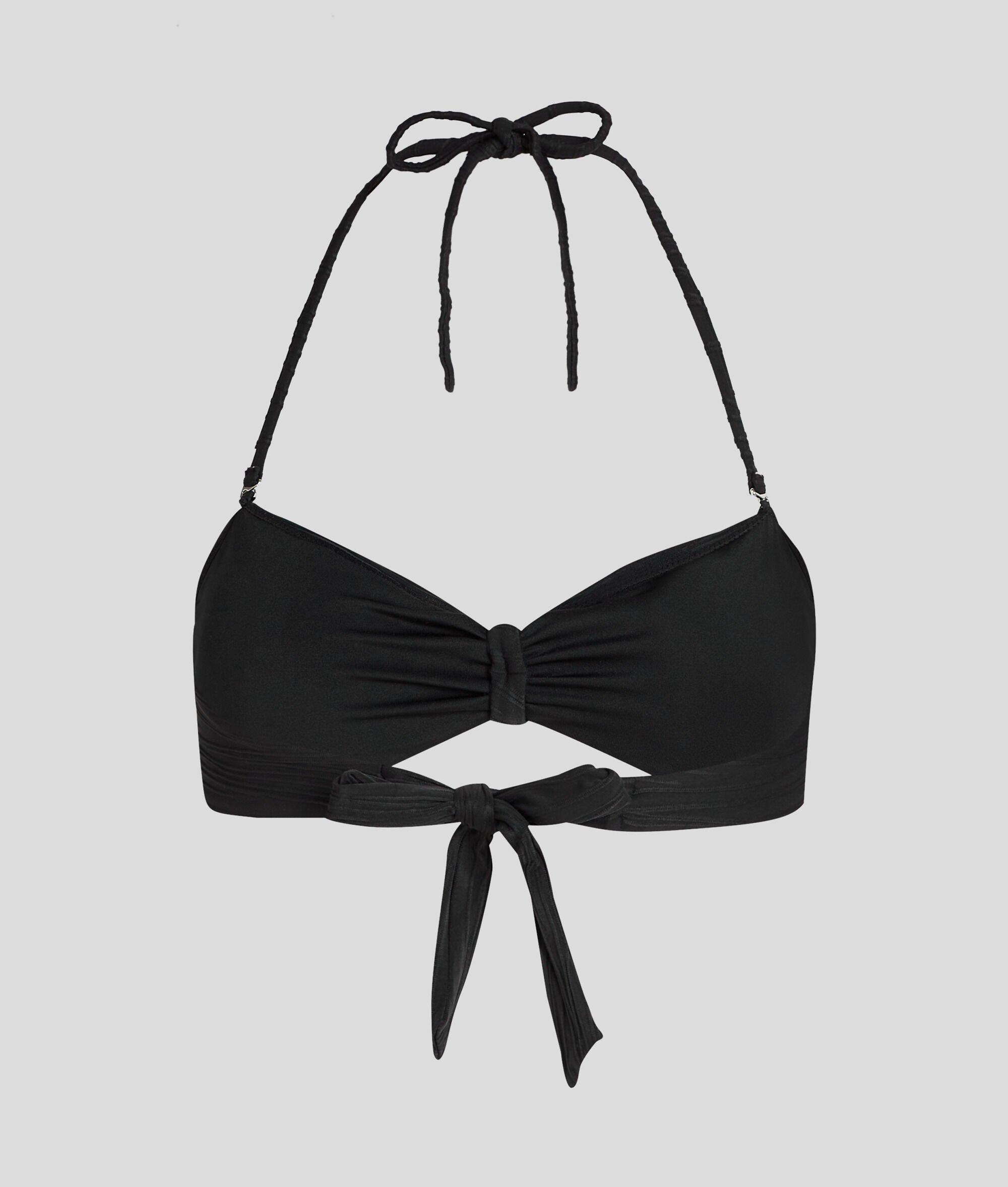 RIBBED BANDEAU BIKINI TOP Product Image