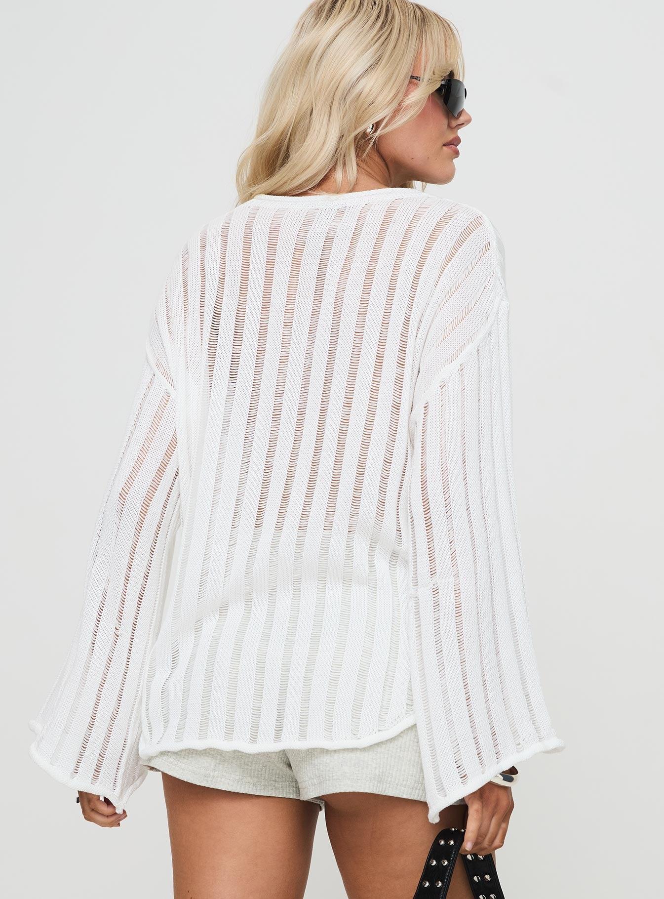Ambra Sweater White Product Image