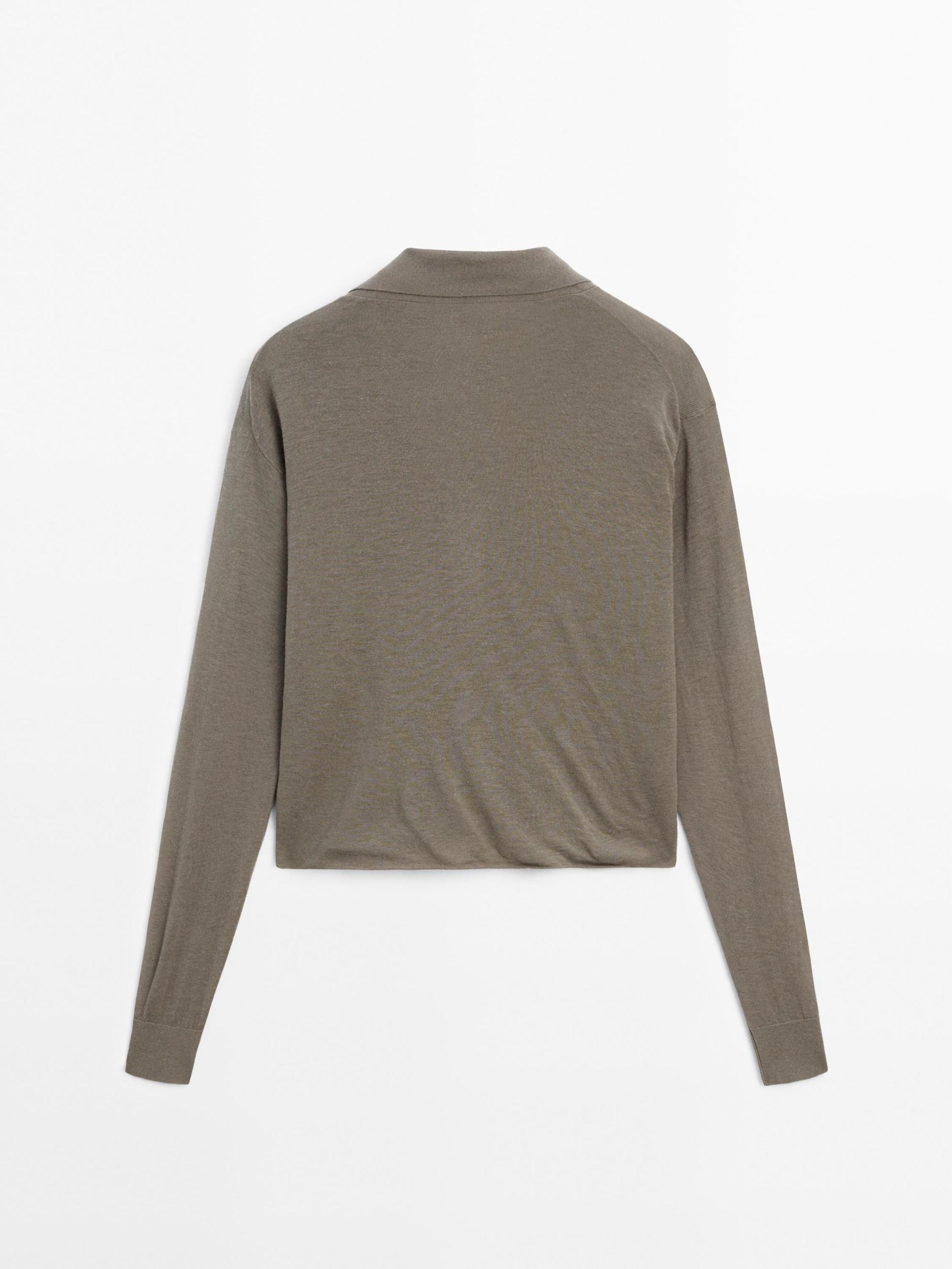 100% wool multi-way knit cardigan - STUDIO Product Image