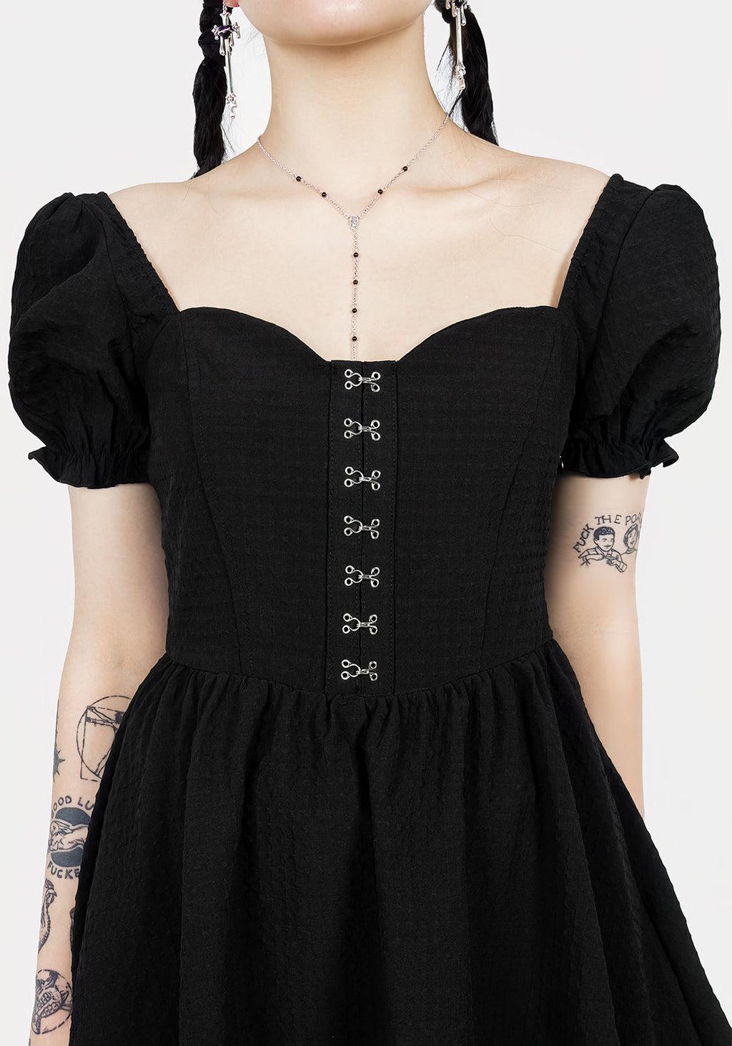 Mortem Ruffle Mini Dress Product Image