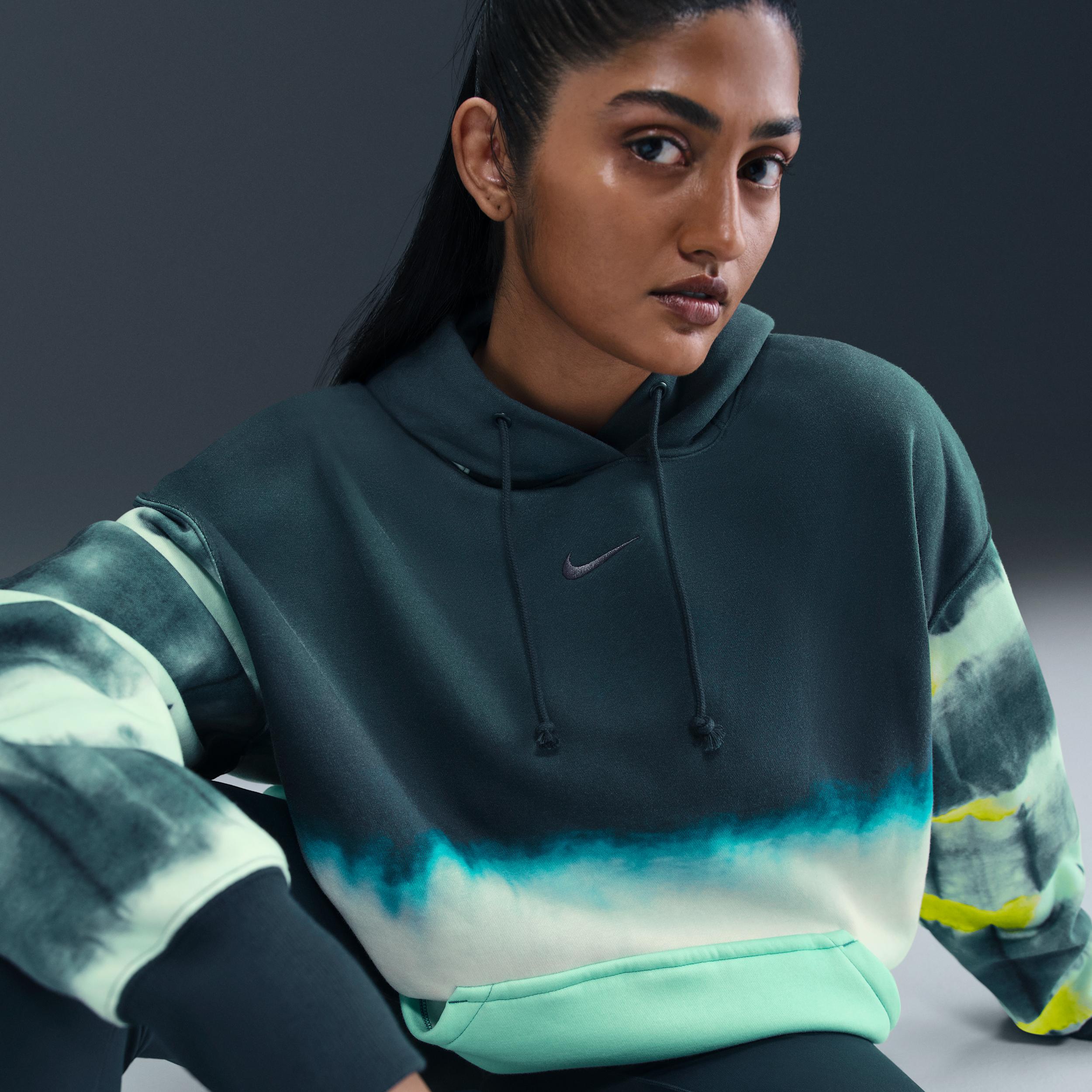 Nike Sportswear Phoenix Fleece x NorBlack NorWhite Women's Oversized Printed Pullover Hoodie Product Image