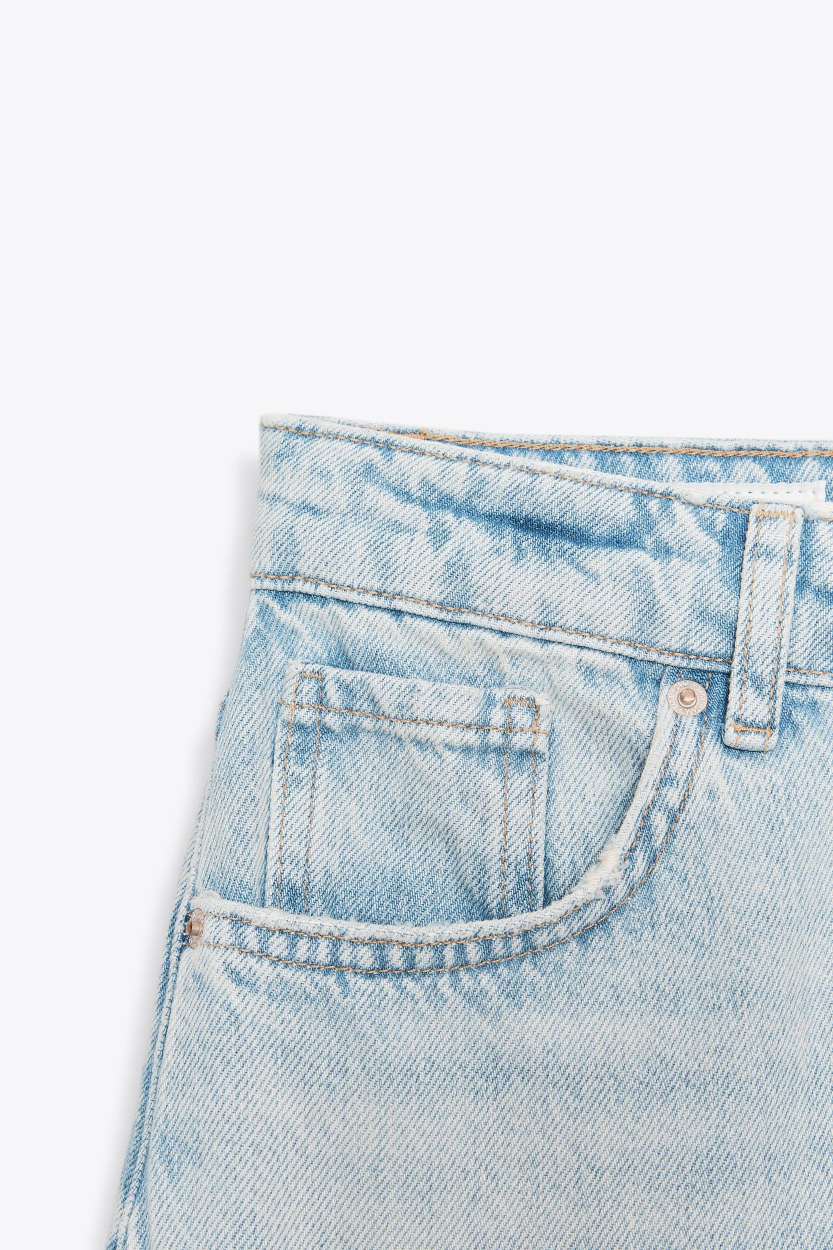 HIGH-WAIST TRF BARREL JEANS Product Image