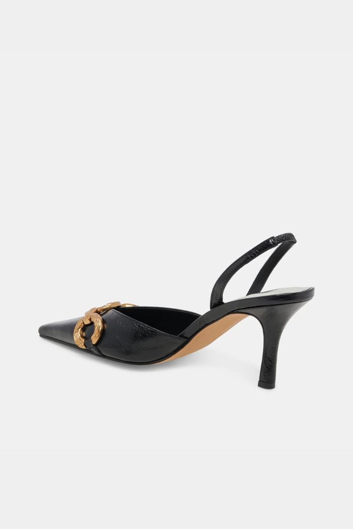 Haylee Heels - Midnight Crinkle Patent Product Image