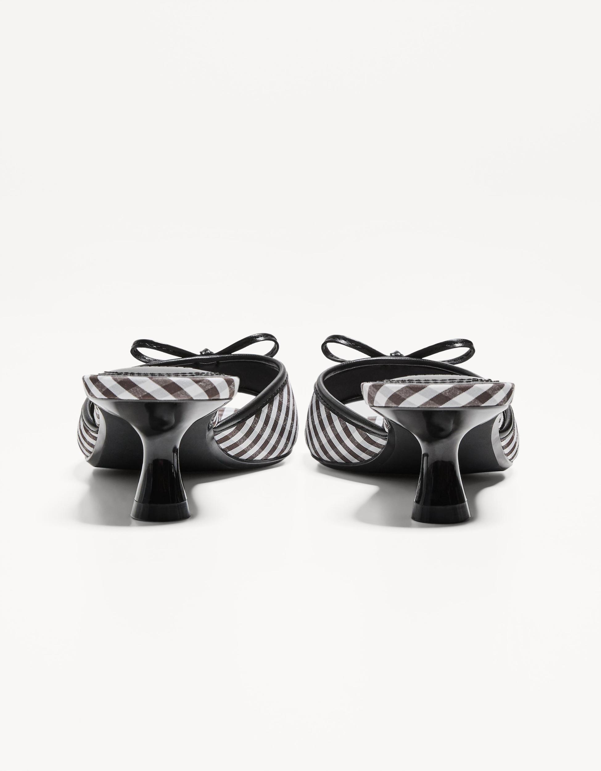 Kitten-heel mule sandals Product Image