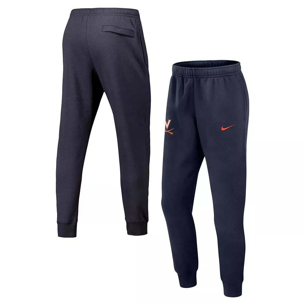 Men's Nike Navy Virginia Cavaliers Club Fleece Pants,  Product Image