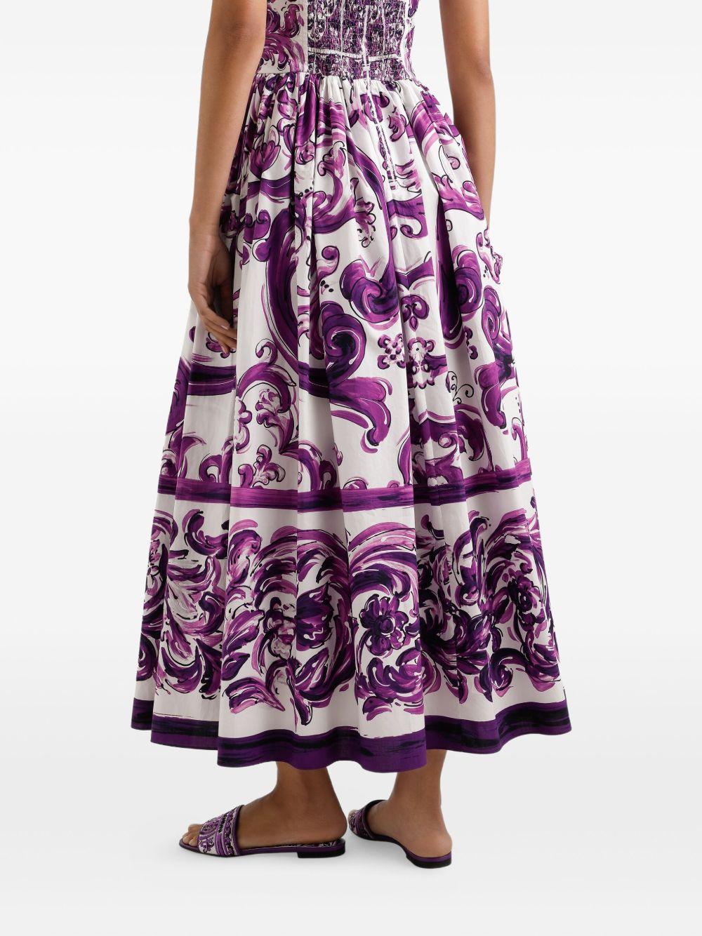 graphic-print midi dress Product Image