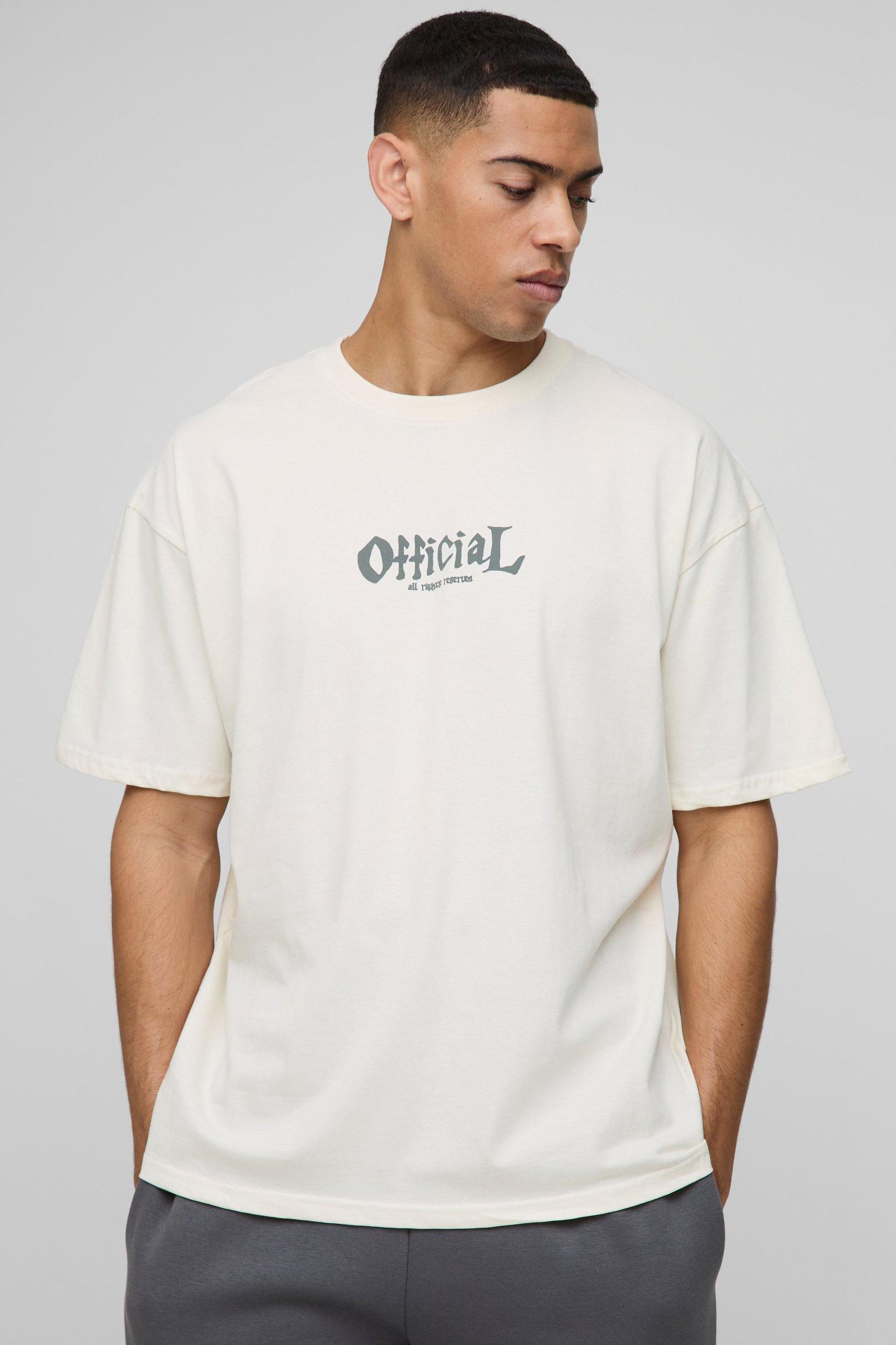 Oversized Official Floral Graphic T-Shirt | boohooMAN USA Product Image