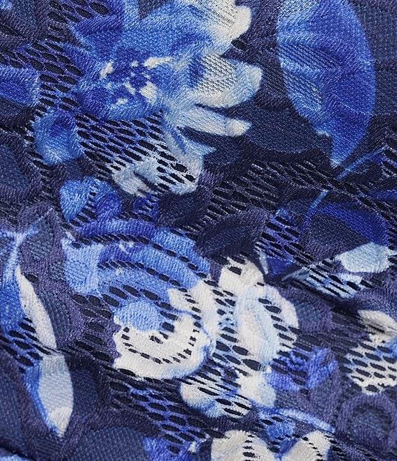 Marina Plus Size One Shoulder Sleeveless Floral Lace Sheath Dress Product Image