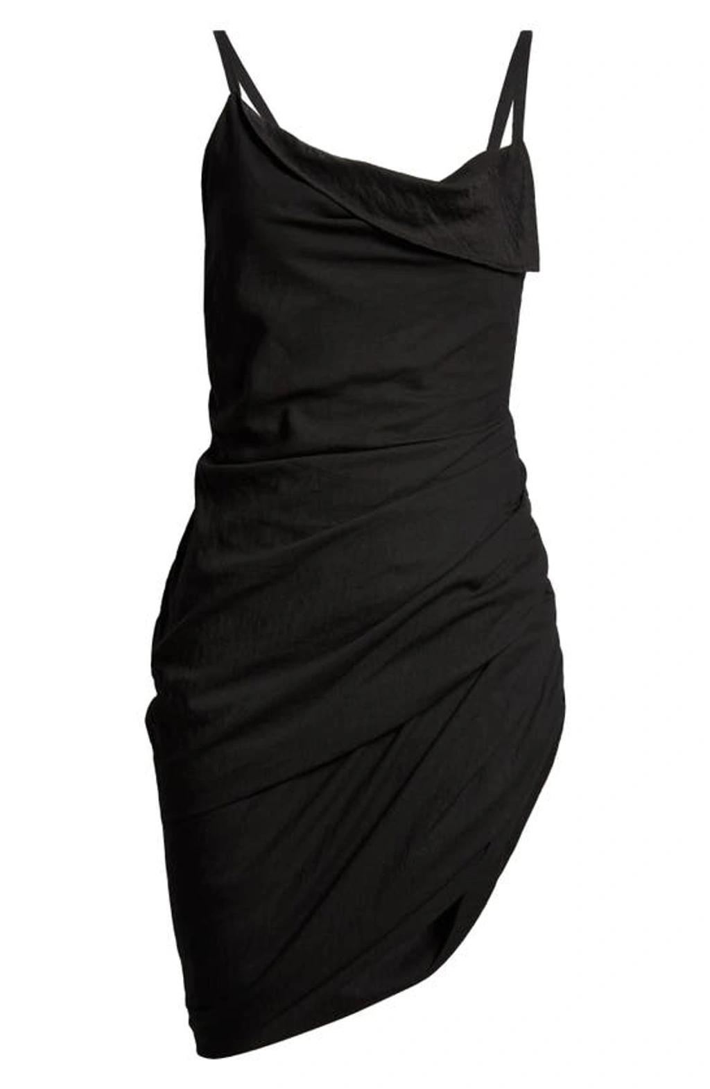 Black Les Classiques 'La robe Saudade' Minidress Product Image