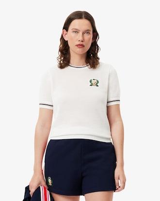 Women's Made In France Embroidered Shield Sweater Product Image