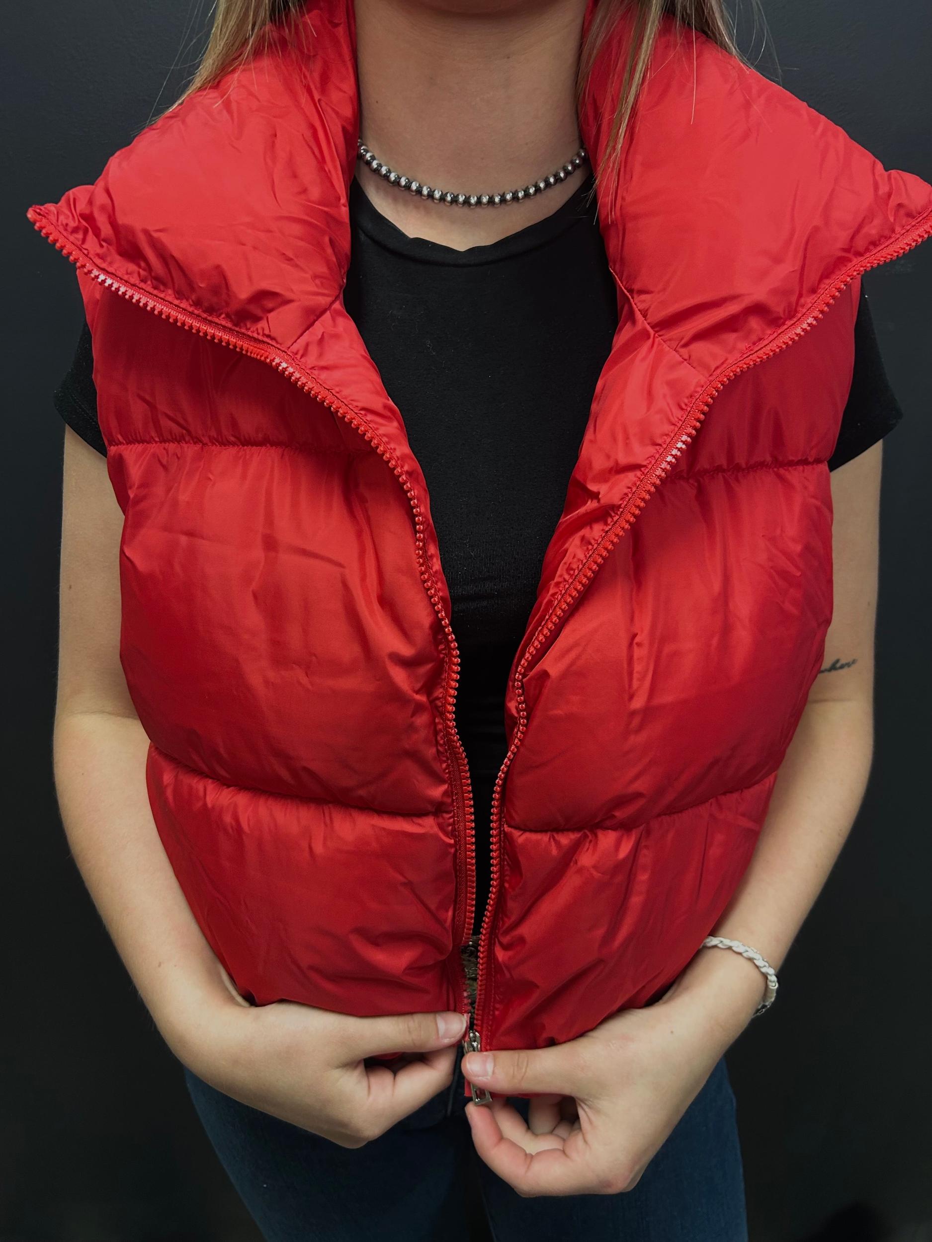 Puffer Cropped Vest* Product Image