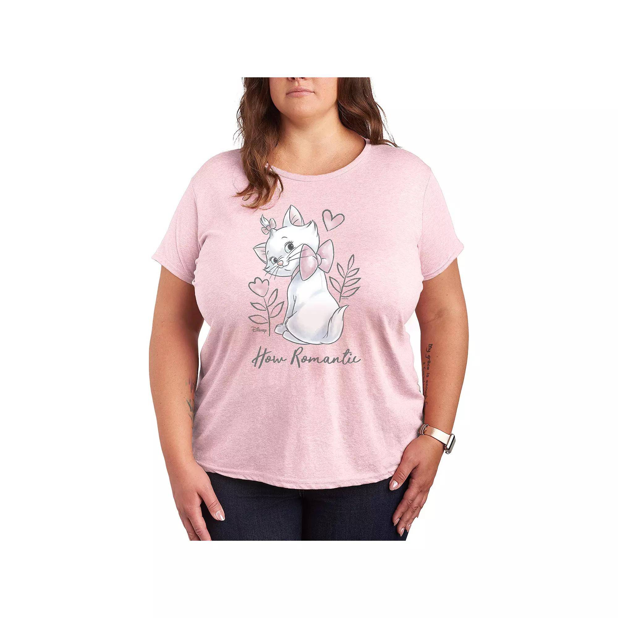 Disney's The Aristocats Marie Plus Romantic Graphic Tee, Women's,  Product Image