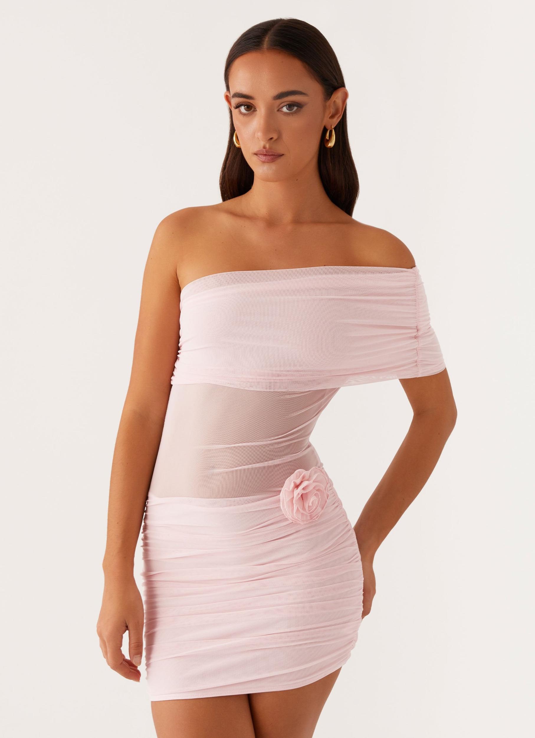 Teyana Mini Dress - Pink Product Image