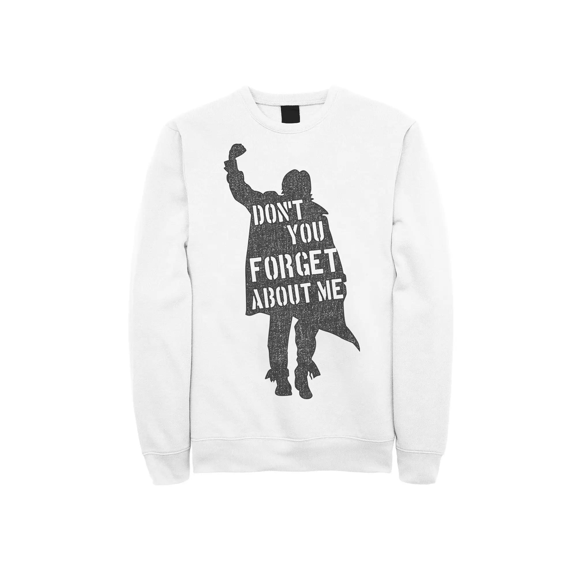 Men's Breakfast Club "Don't You Forget About Me" Silhouette Sweatshirt,  Product Image