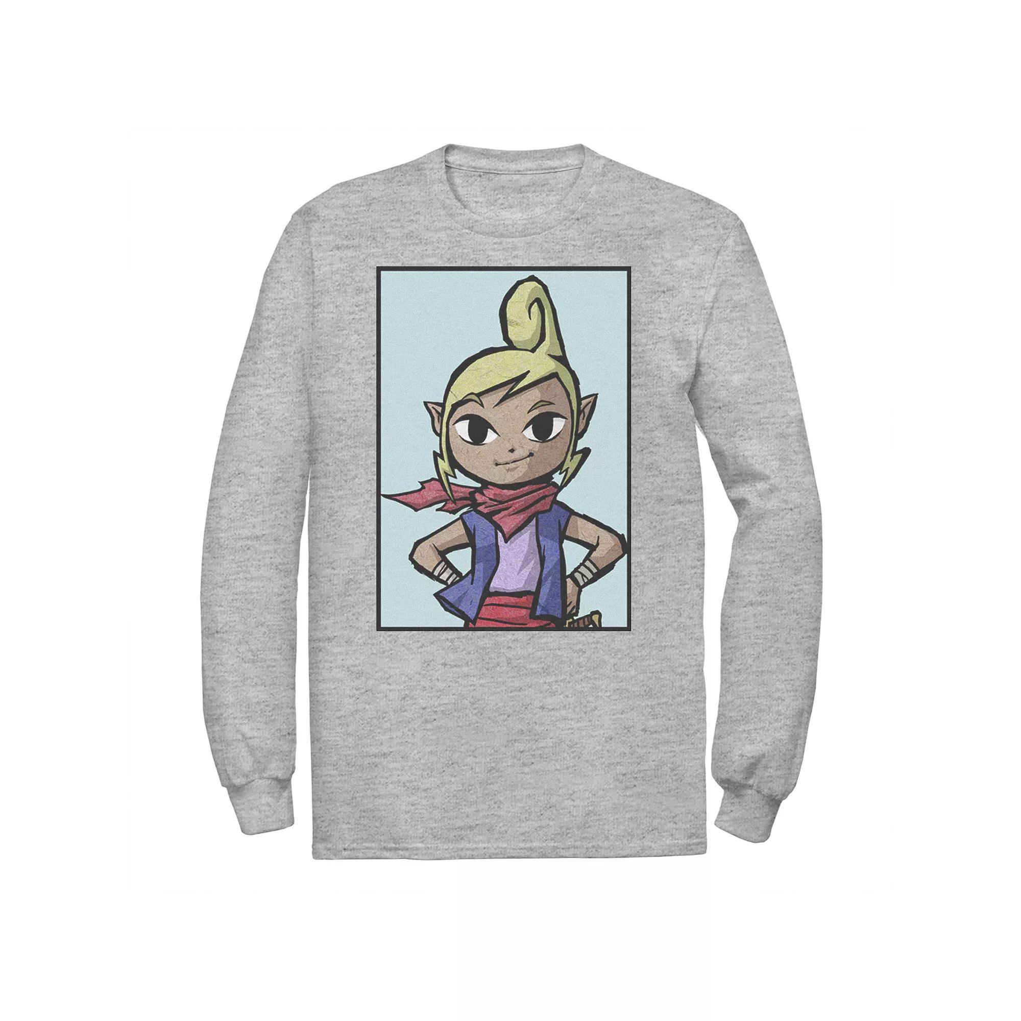 Big & Tall The Legend Of Zelda Wind Waker Tetra Long Sleeve, Men's,  Product Image
